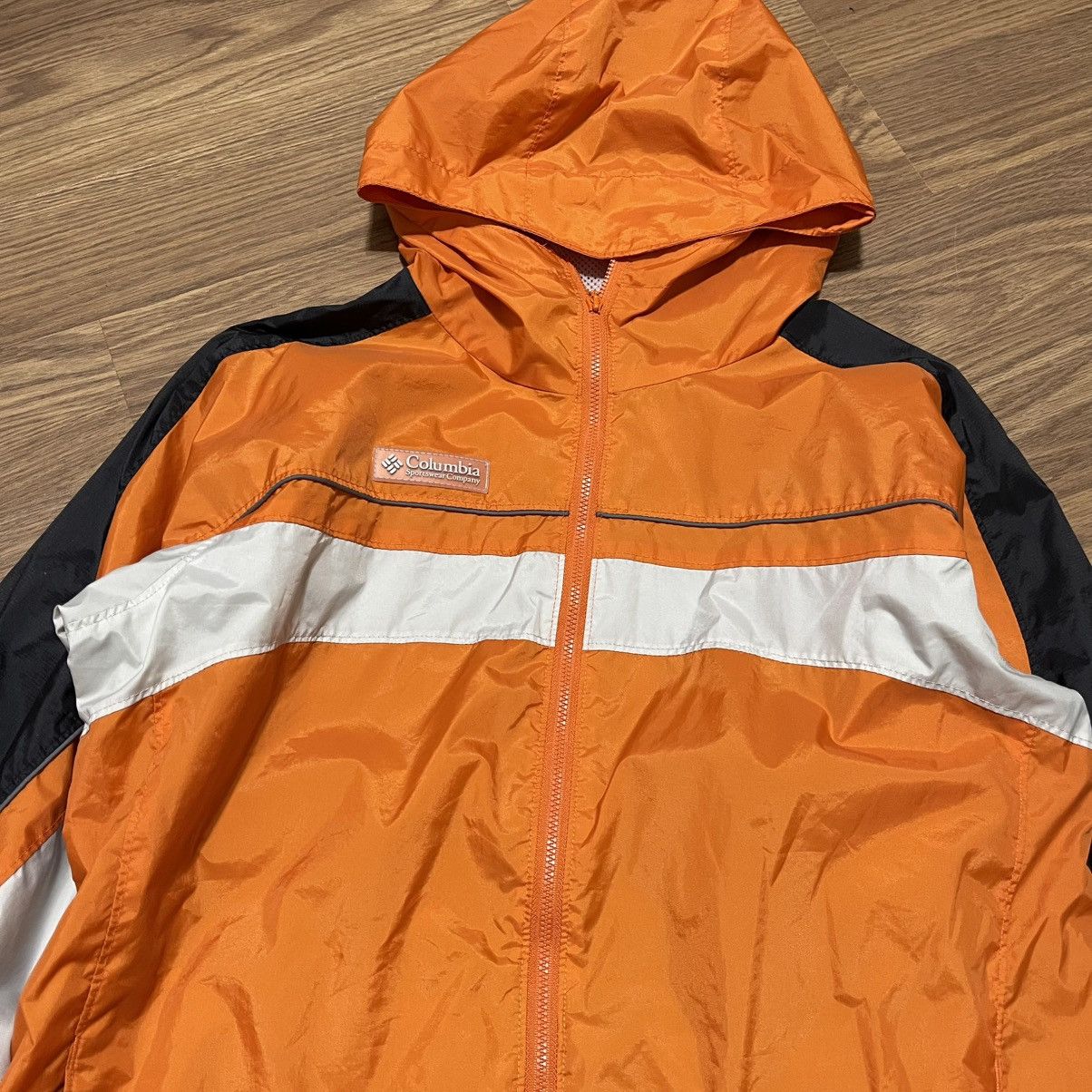 Columbia Vintage orange columbia lightweight hooded rain jacket Size US M / EU 48-50 / 2 - 2 Thumbnail