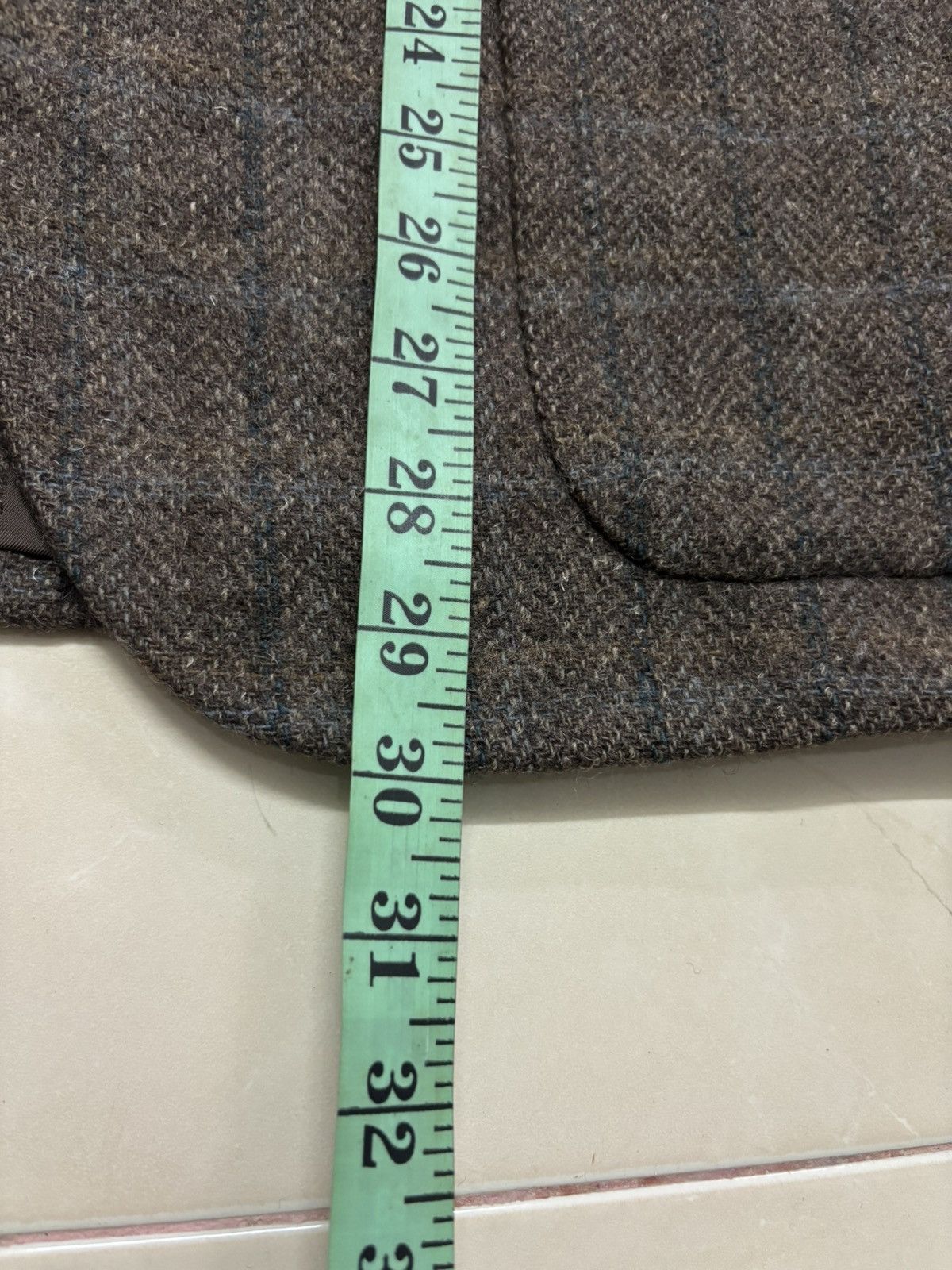 Calvin Klein VINTAGE CALVIN KLEIN WOOL PLAID BLAZER Size 34R - 8 Thumbnail