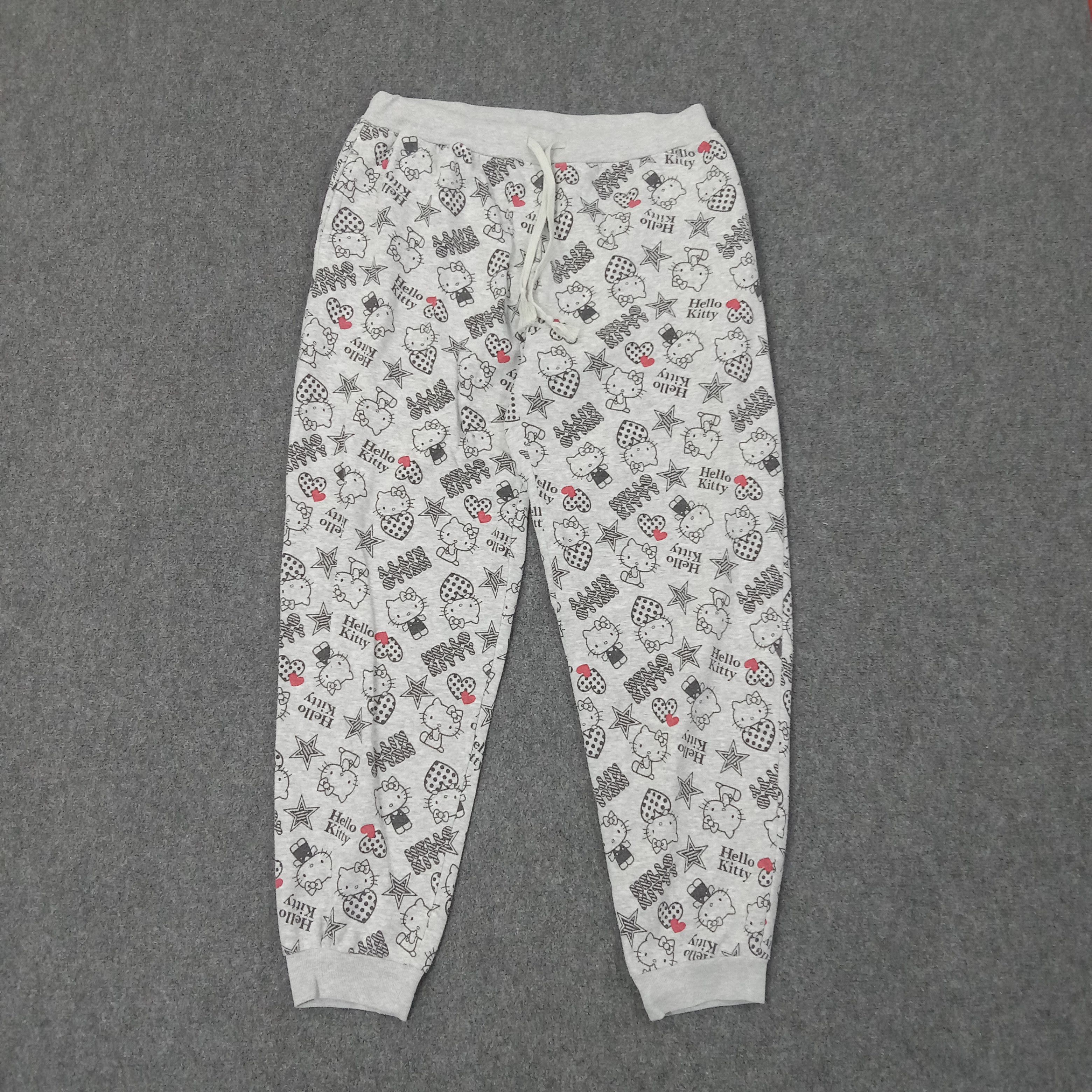 Cartoon Network Hello Kitty American Cartoon Full Print Pants C244N2 Size US 30 / EU 46 - 1 Thumbnail