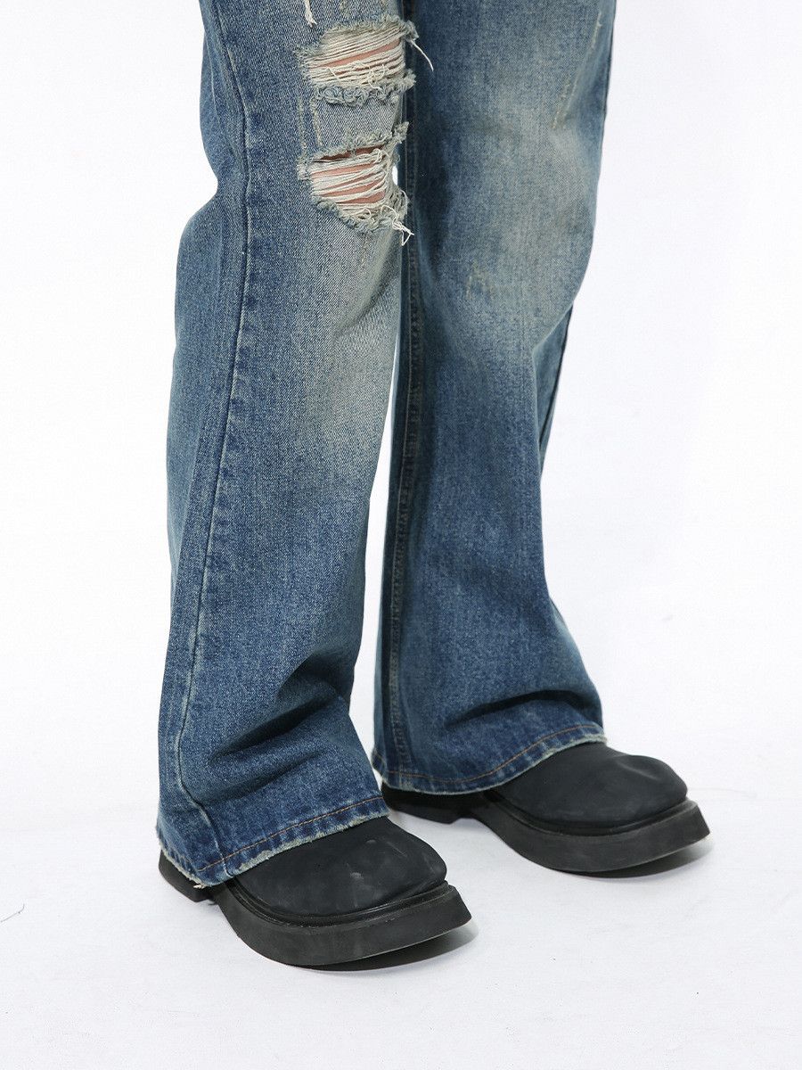 Vintage Men's American Retro Ripped Jeans Size US 32 / EU 48 - 4 Thumbnail