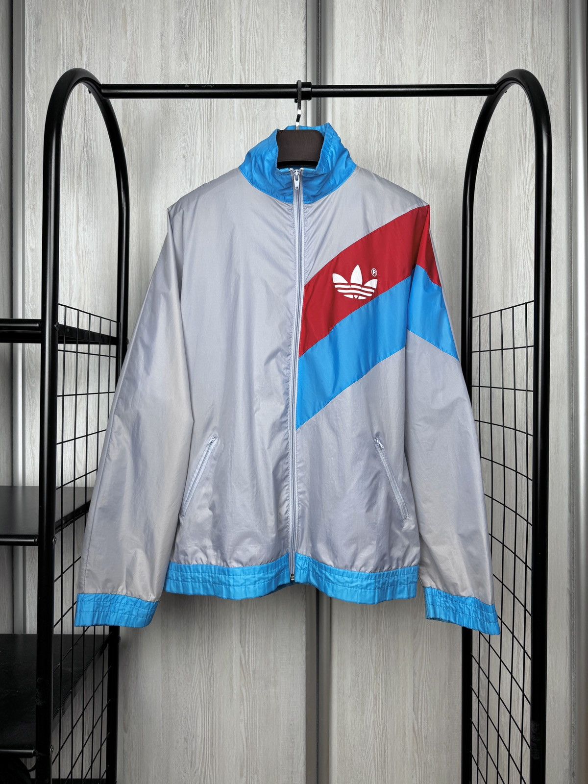Adidas Adidas vintage 90s Hong Kong colour blocked track top jacket Size US L / EU 52-54 / 3 - 1 Thumbnail