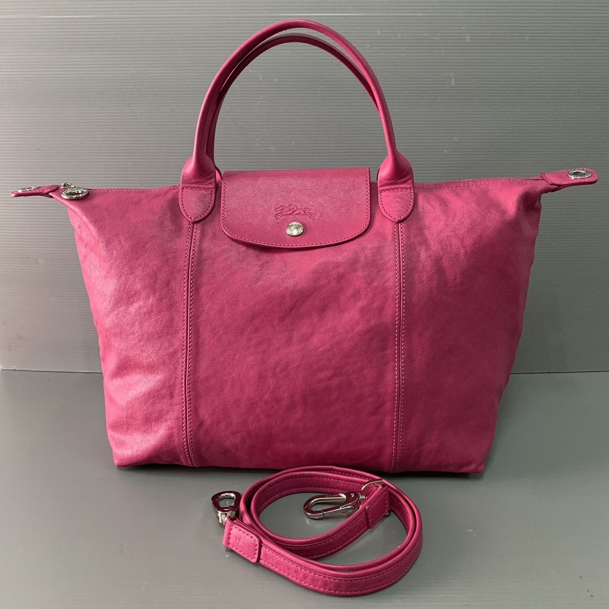 Longchamp Longchamp Neo Leather Large Tote Bag Size ONE SIZE - 1 Thumbnail