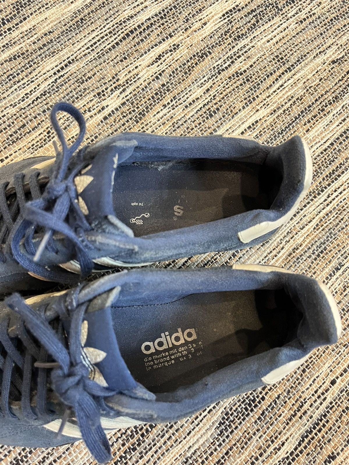 Adidas × Vintage Vintage Adidas tuscany GoodYear Sneakers F1 Moto Racing Navy Size US 7 / EU 40 - 12 Thumbnail