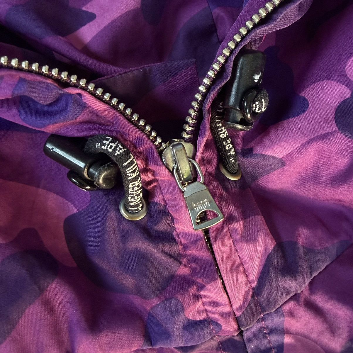 Bape OG BAPE NYLON FULL ZIP PURPLE CAMO Size US M / EU 48-50 / 2 - 6 Thumbnail