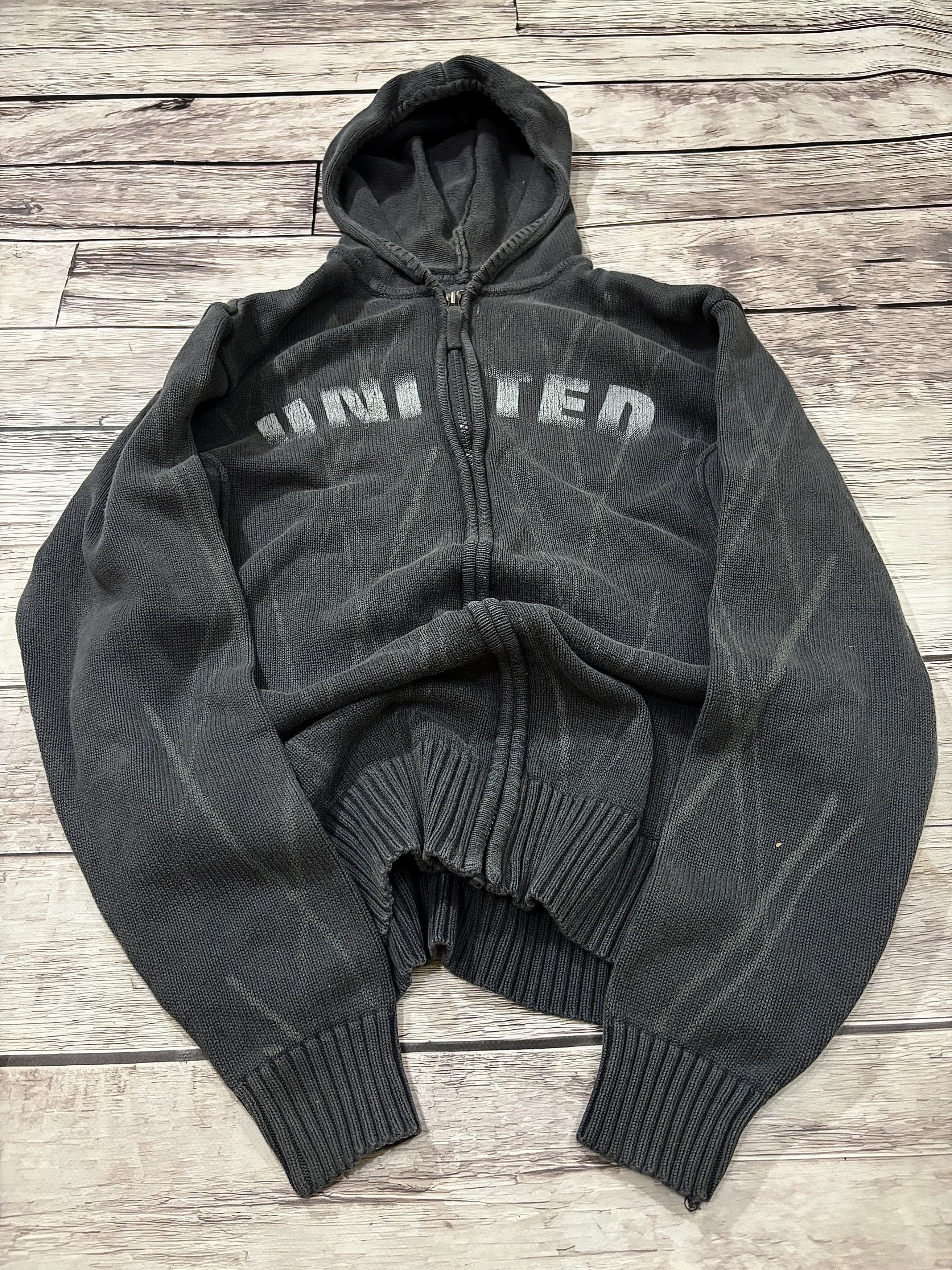 CRAZY Avant Garde Hysteric Glamour Vibe Washed Zip Hoodie