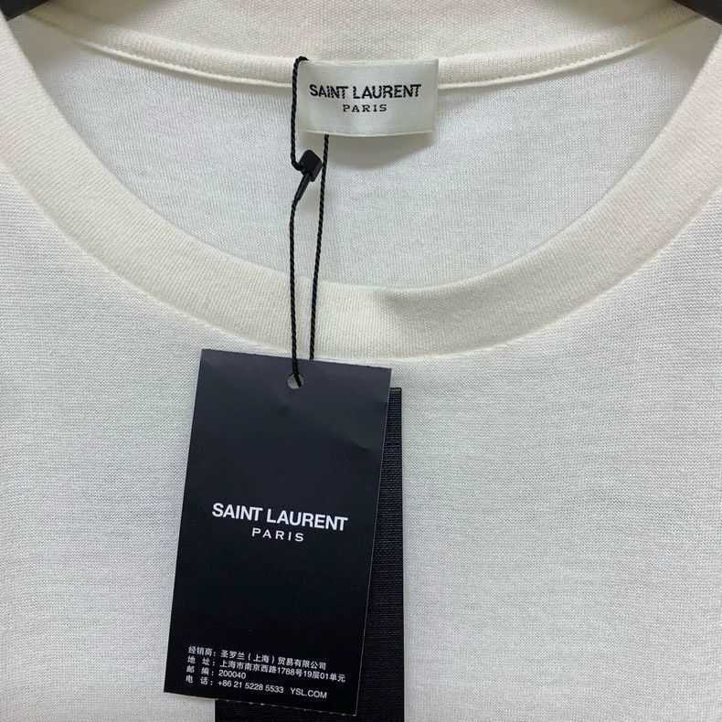 Saint Laurent Paris saint Laurent parisSolid short-sleeved T-shirt 2503-Nextar Size US L / EU 52-54 / 3 - 2 Thumbnail