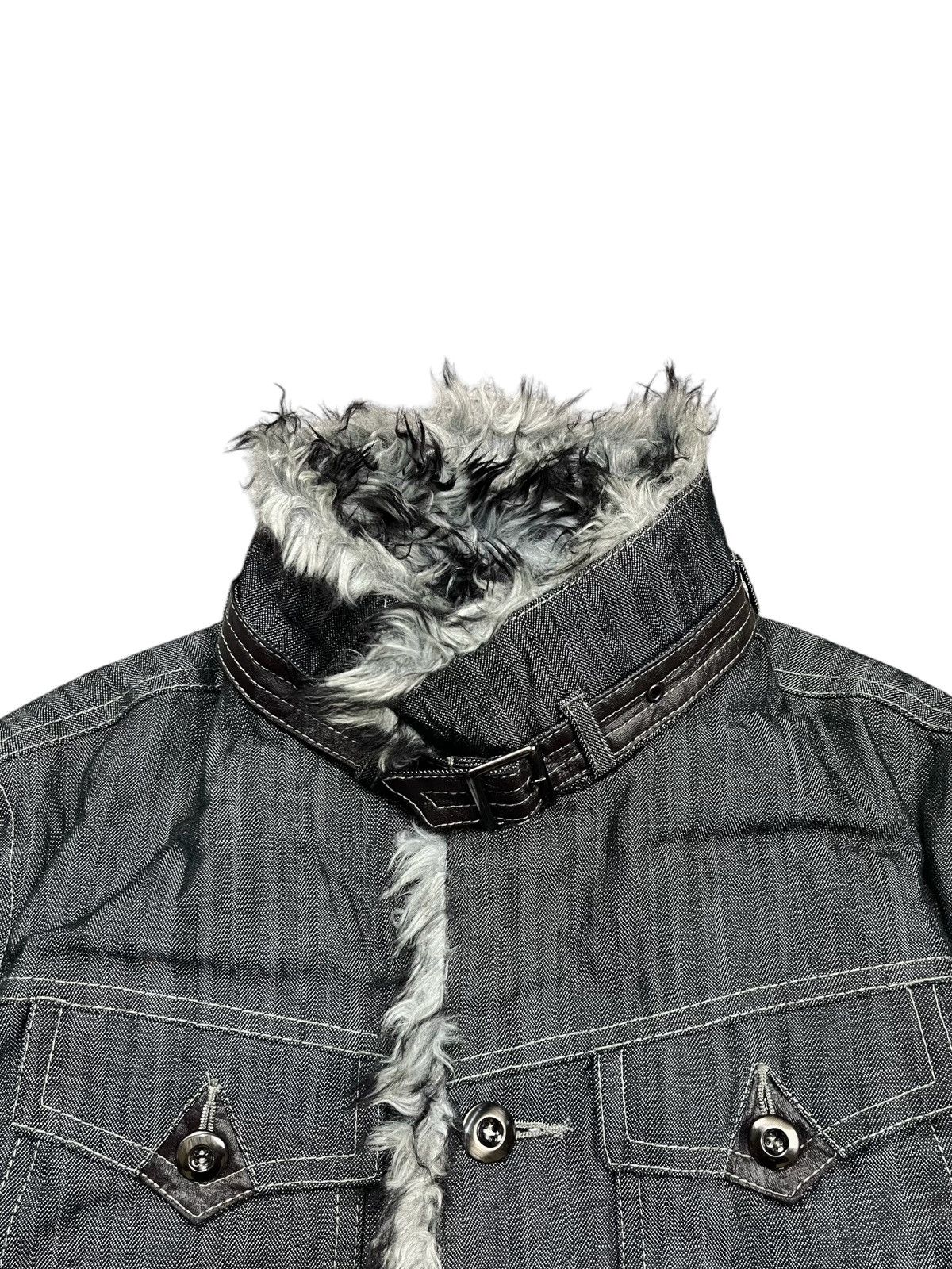 If Six Was Nine 2000s Nicole Club - Raccoon Fur Liner Jacket Size US L / EU 52-54 / 3 - 7 Thumbnail