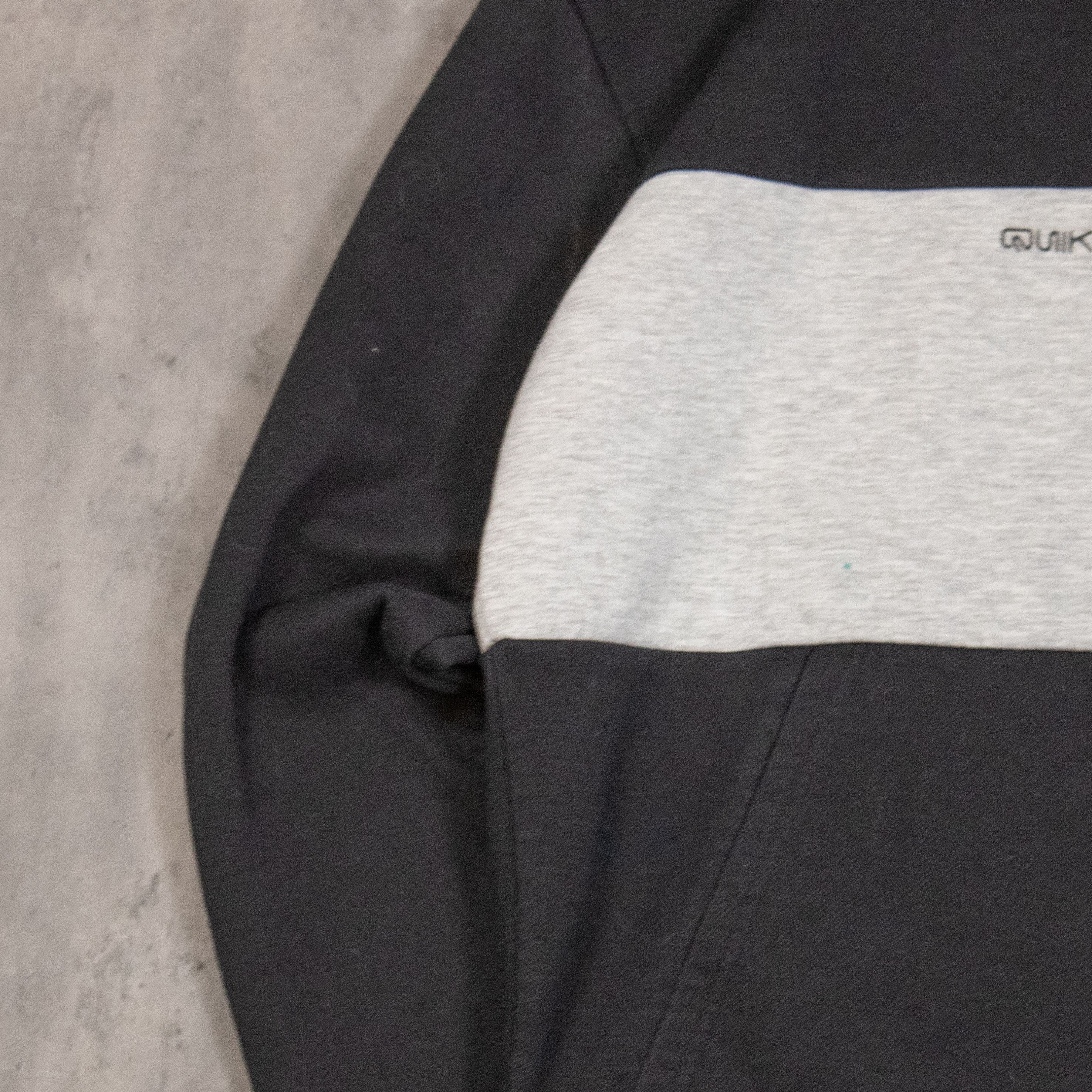 Quiksilver Y2K 2000's 00's Quicksilver Two Tone Boxy Grey Hoodie Size US M / EU 48-50 / 2 - 6 Thumbnail