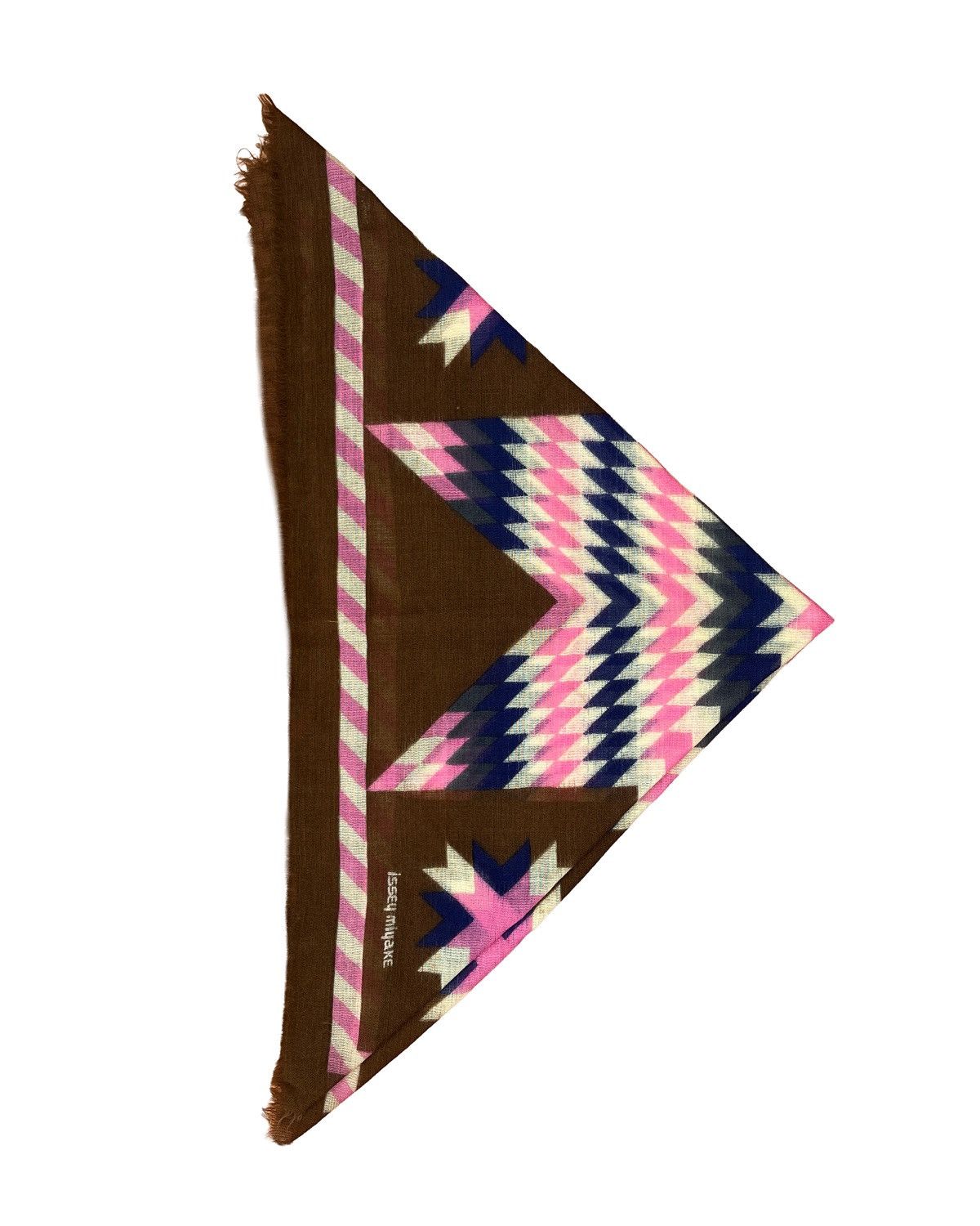 Issey Miyake Issey Miyake Geometric Fringe Scarf Size ONE SIZE - 6 Thumbnail