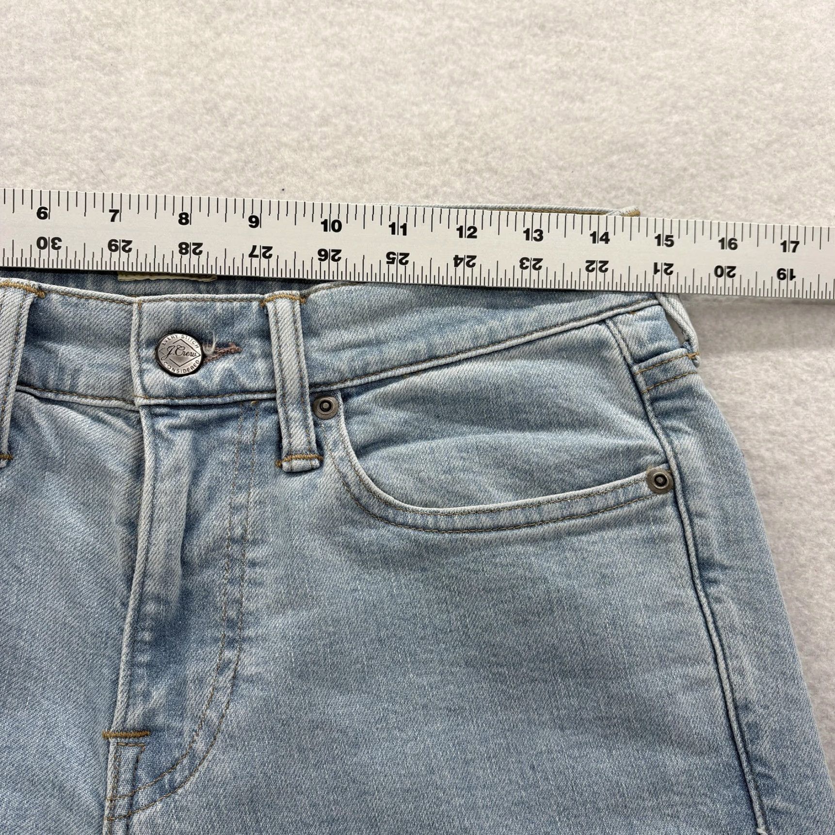 J.Crew J.CREW 484 Stretch Jeans Mens 28x30 Light Wash Slim Tapered Denim Blue Preppy denim jeans, Mens, 28, Light wash, 30 inseam Size US 28 / EU 44 - 7 Thumbnail