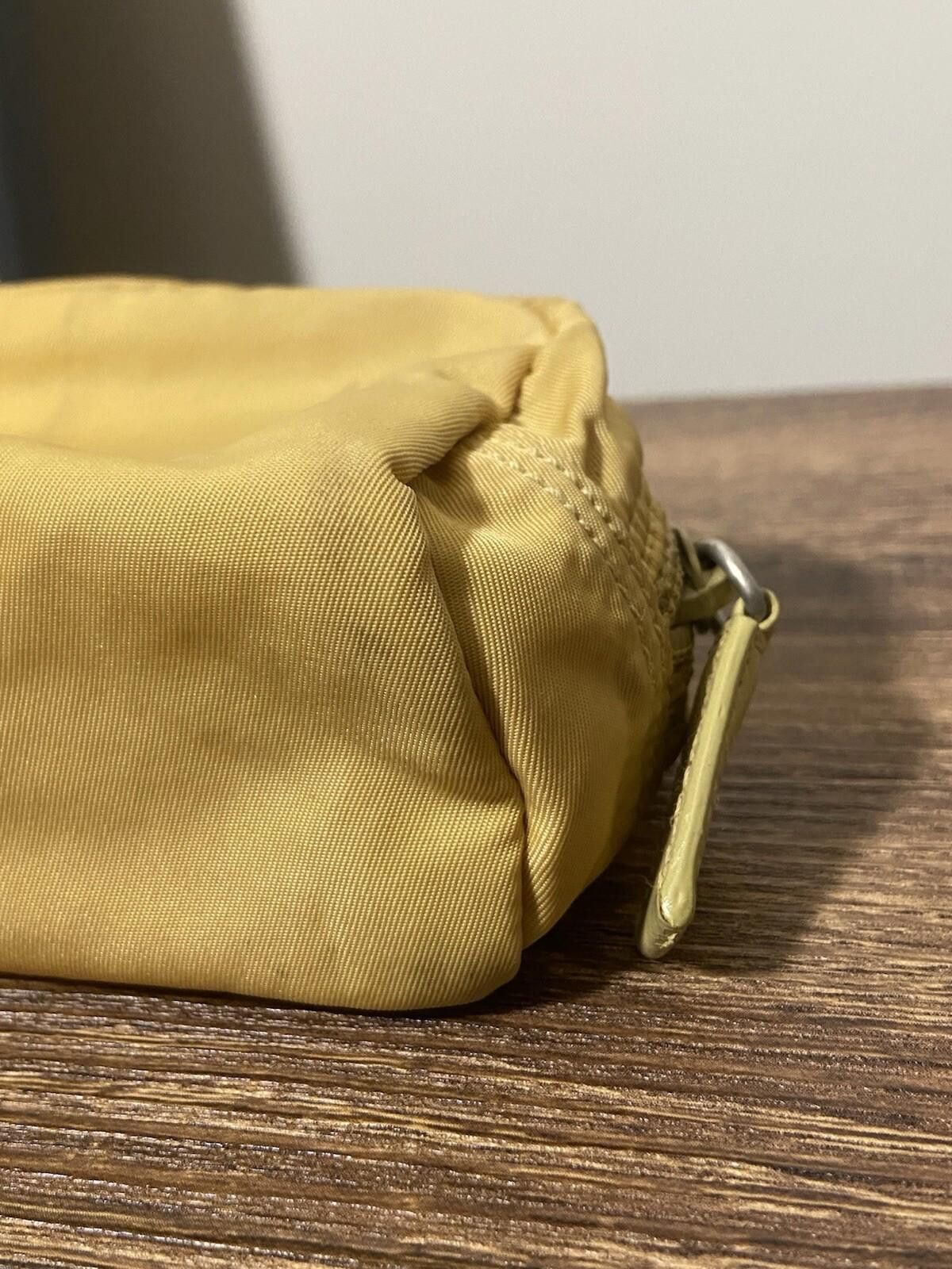 Prada Prada yellow beige small pencil makeup pouch case, great Size ONE SIZE - 6 Thumbnail