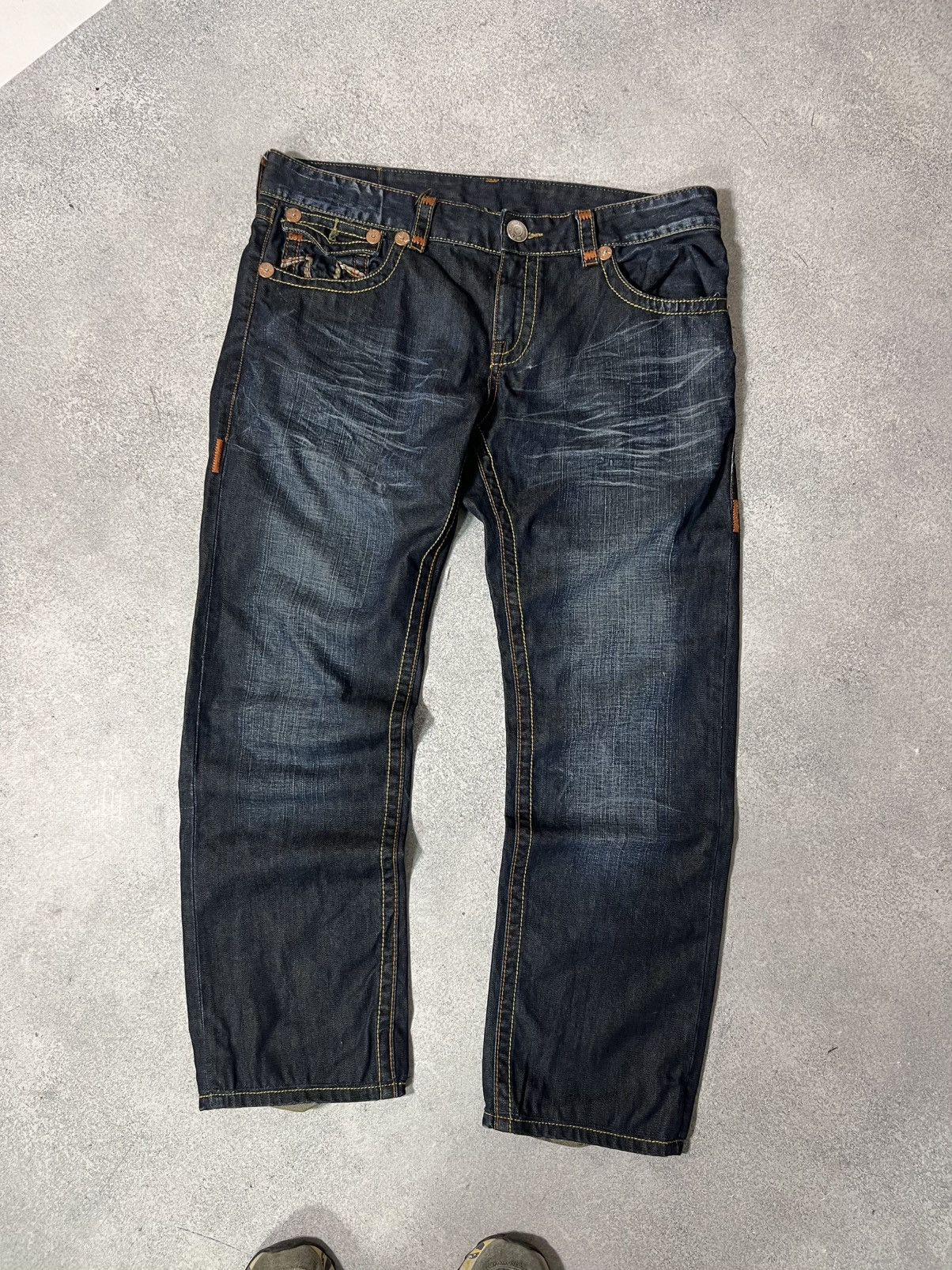 True Religion Vintage True Religion Jeans Baggy Embroidered Size US 38 / EU 54 - 8 Thumbnail