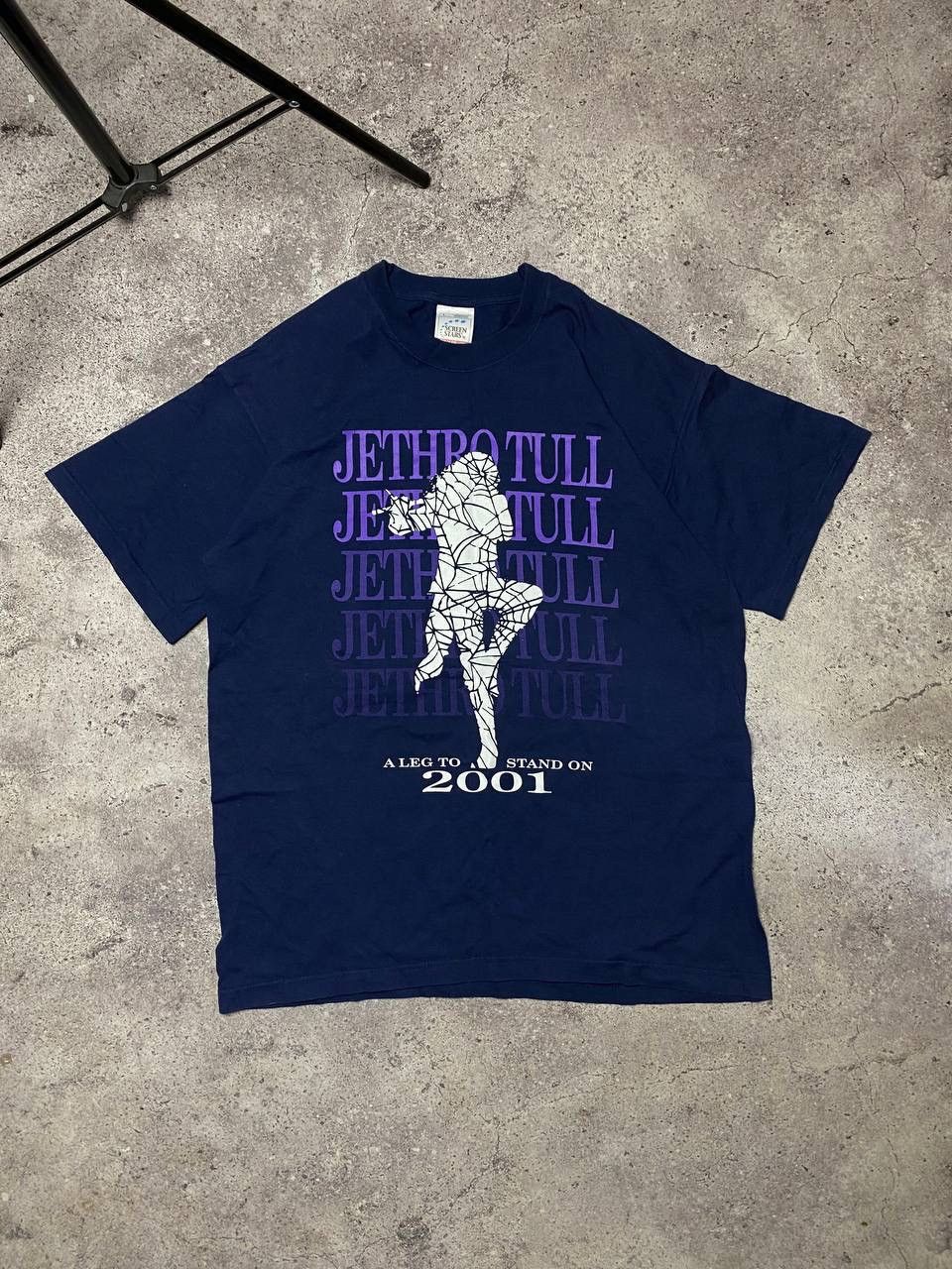 Band Tees × Vintage RARE Jethro Tull 2001 WORLD TOUR Screen Stars T-Shirt Size US L / EU 52-54 / 3 - 1 Thumbnail