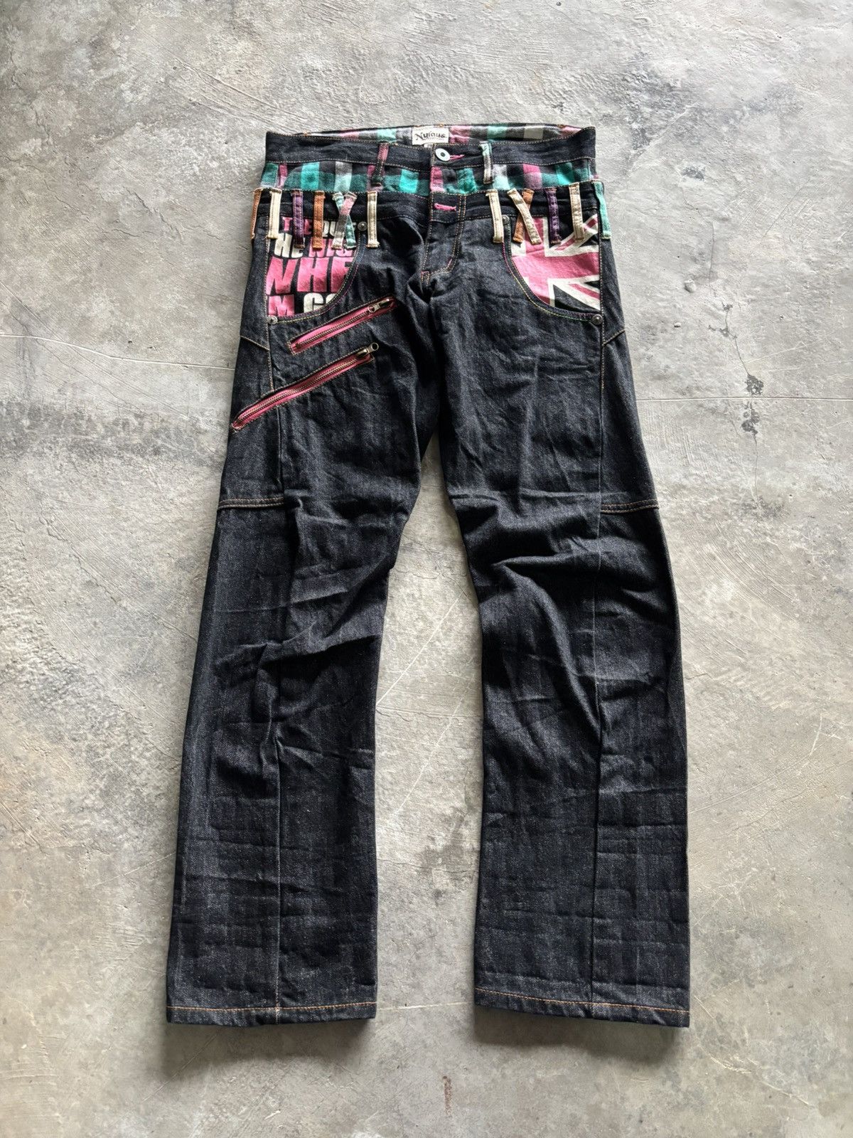 Hysteric Glamour DOUBLE WAIST NYLAUS JAPANESE PUNK GOTH INSPIRED Size US 32 / EU 48 - 1 Thumbnail