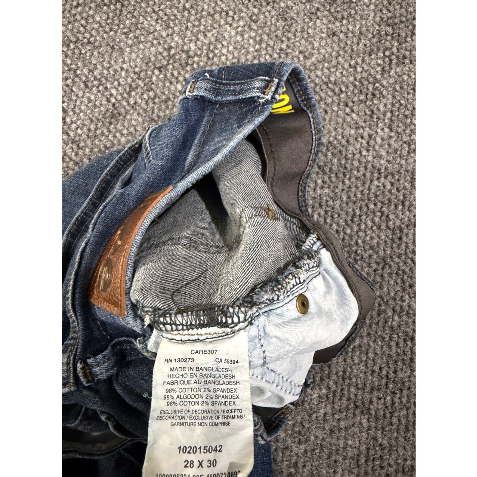 Lee Lee Extreme Motion Jeans Mens 28x28 Blue Straight Regular Fit Denim Cotton 5-Pocket Zipper Front Pocket Logo Vintage No Size US 28 / EU 44 - 6 Thumbnail