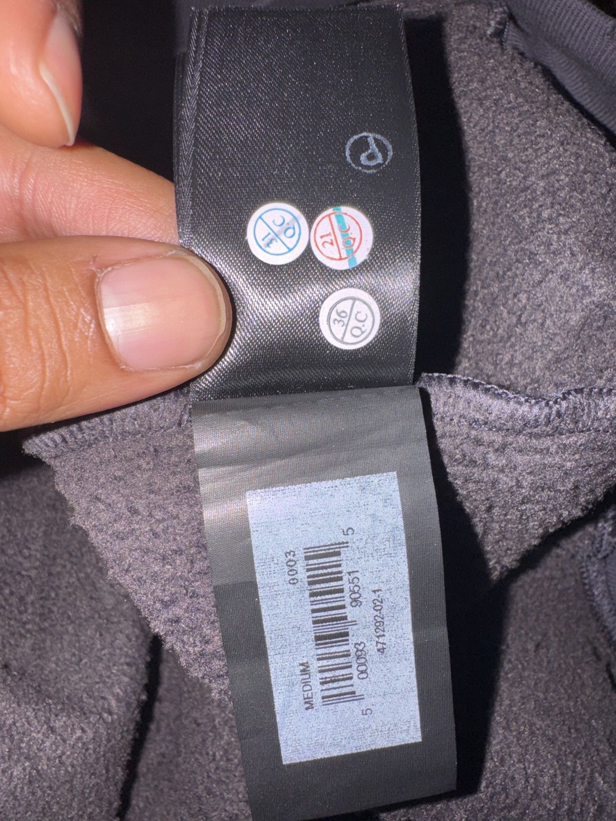 Balenciaga × Gap × Yeezy YZY x GAP 03 HIGH NECK in MEDIUM (DARK GREY) Size US M / EU 48-50 / 2 - 7 Thumbnail