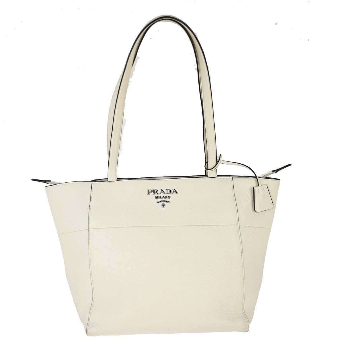 Prada Prada Vintage Tote Leather Size ONE SIZE - 1 Thumbnail