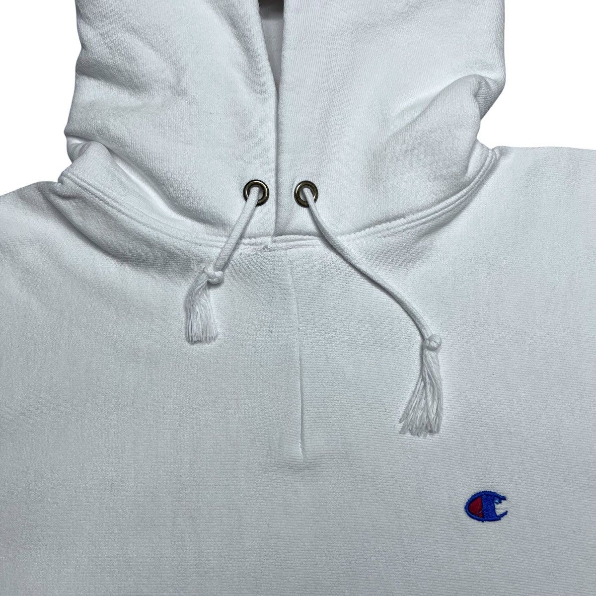 Champion Champion Embroidered Logo Blank White Reverse Weave Hoodie Size US XXL / EU 58 / 5 - 5 Thumbnail