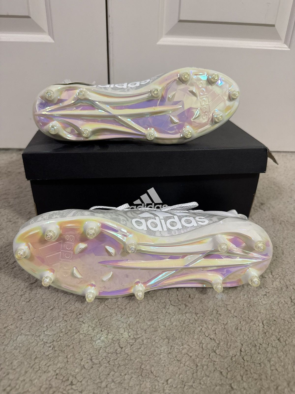 Adidas Adidas Adizero Cleat New Reign Clear Grey Size US 9.5 / EU 42-43 - 4 Thumbnail