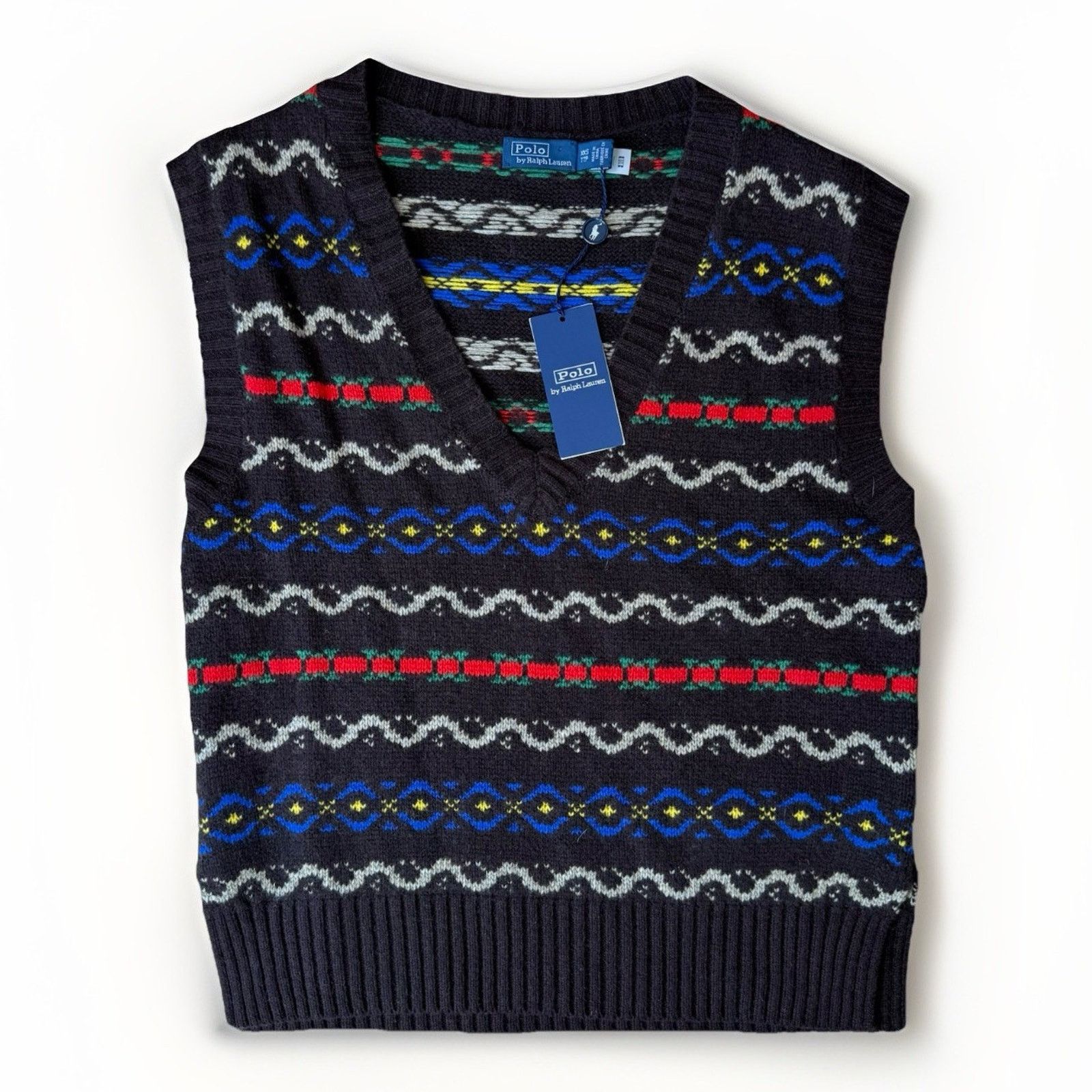 Polo Ralph Lauren Polo Ralph Lauren Fair Isle Sweater Vest Women's XS Size XS / US 0-2 / IT 36-38 - 1 Thumbnail