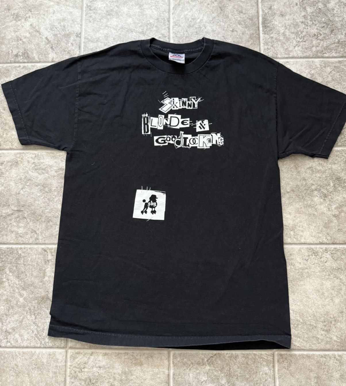Vintage Parody ‘Skinny, Blonde and Good-Looking’ T-Shirt Size US L / EU 52-54 / 3 - 1 Thumbnail