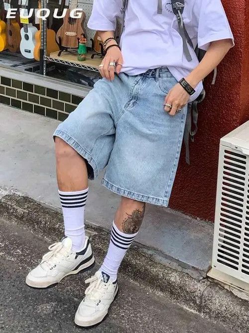 Japanese Brand Vintage jeans jorts Y2K Drip shorts Size US 34 / EU 50 - 1 Thumbnail