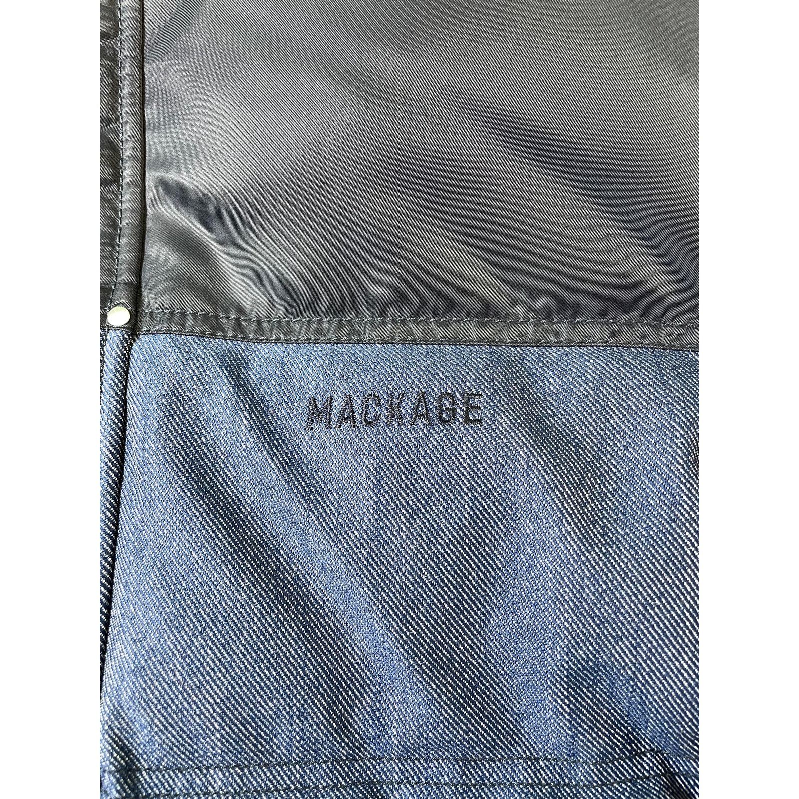 Mackage Mackage Navy Denim Puffer Jacket Size US M / EU 48-50 / 2 - 9 Thumbnail