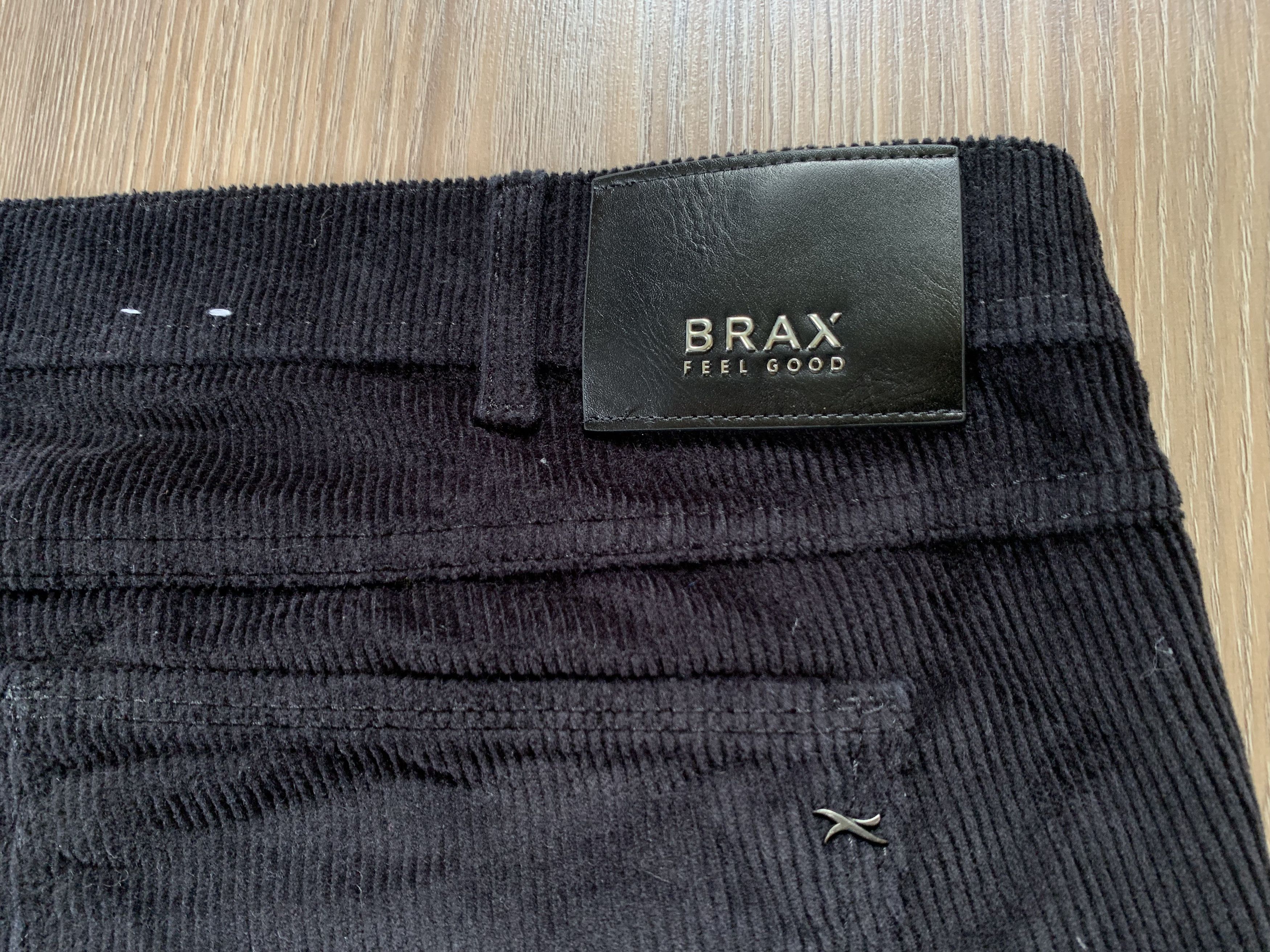 BRAX Brax Cooper Corduroy Vevet Black Men's Pants Size US 44 / EU 60 - 6 Thumbnail