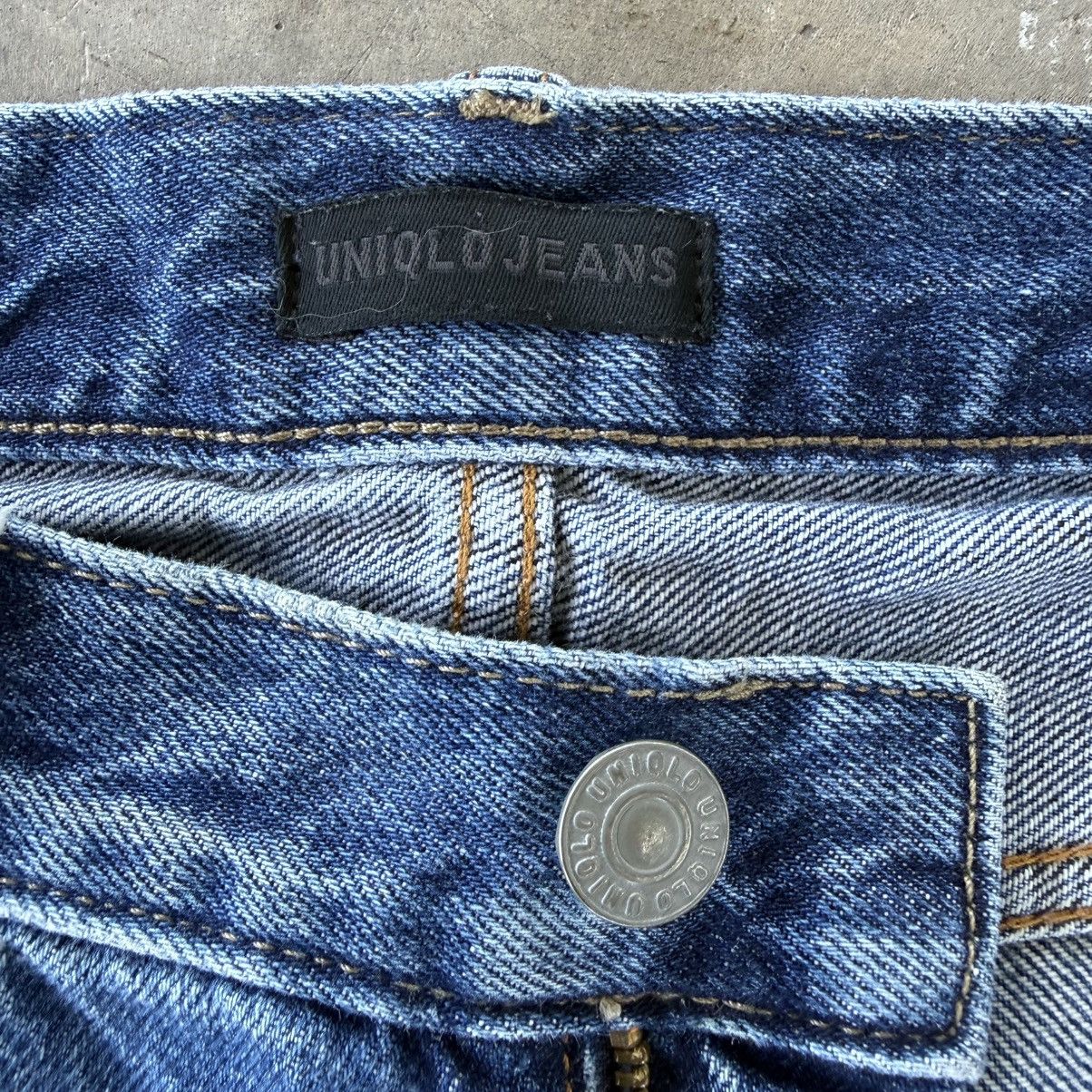 Japanese Brand W35 Vintage S002 Faded Ripped Denim Jean Pants Size US 35 - 8 Thumbnail