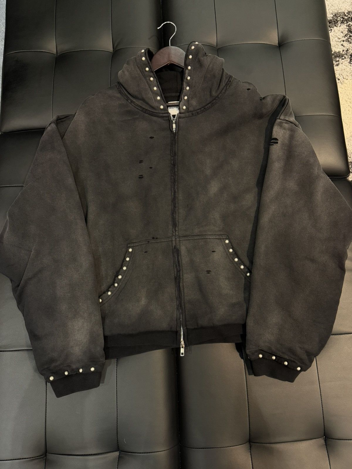 Misunderstood Size L - Misunderstood Sony ZipUp Washed Black Size US L / EU 52-54 / 3 - 1 Thumbnail