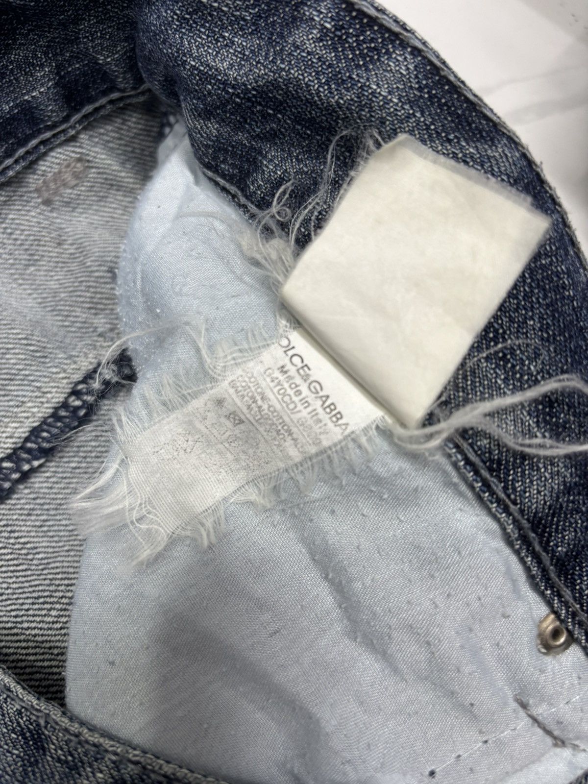 Dior Claw Mark Dolce & Gabbana Distressed Denim Jeans Size US 40 / EU 56 - 13 Thumbnail