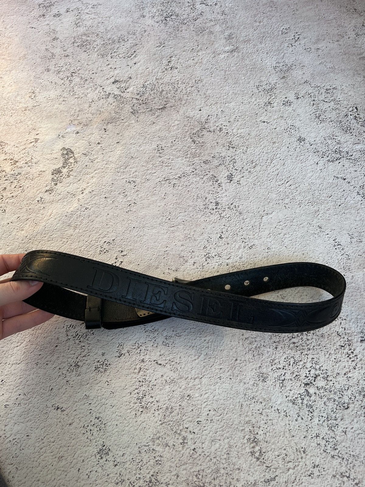 Diesel × Vintage Y2K DIESEL Vintage Leather Belt Size ONE SIZE - 1 Thumbnail