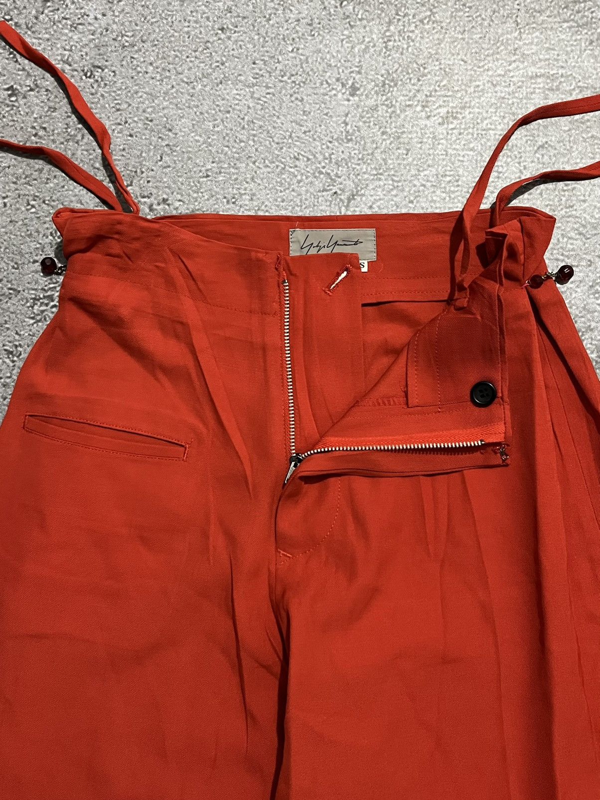 Yohji Yamamoto SS 2005 RUNWAY YOHJI YAMAMOTO FLARED PANTS Size US 29 - 7 Thumbnail