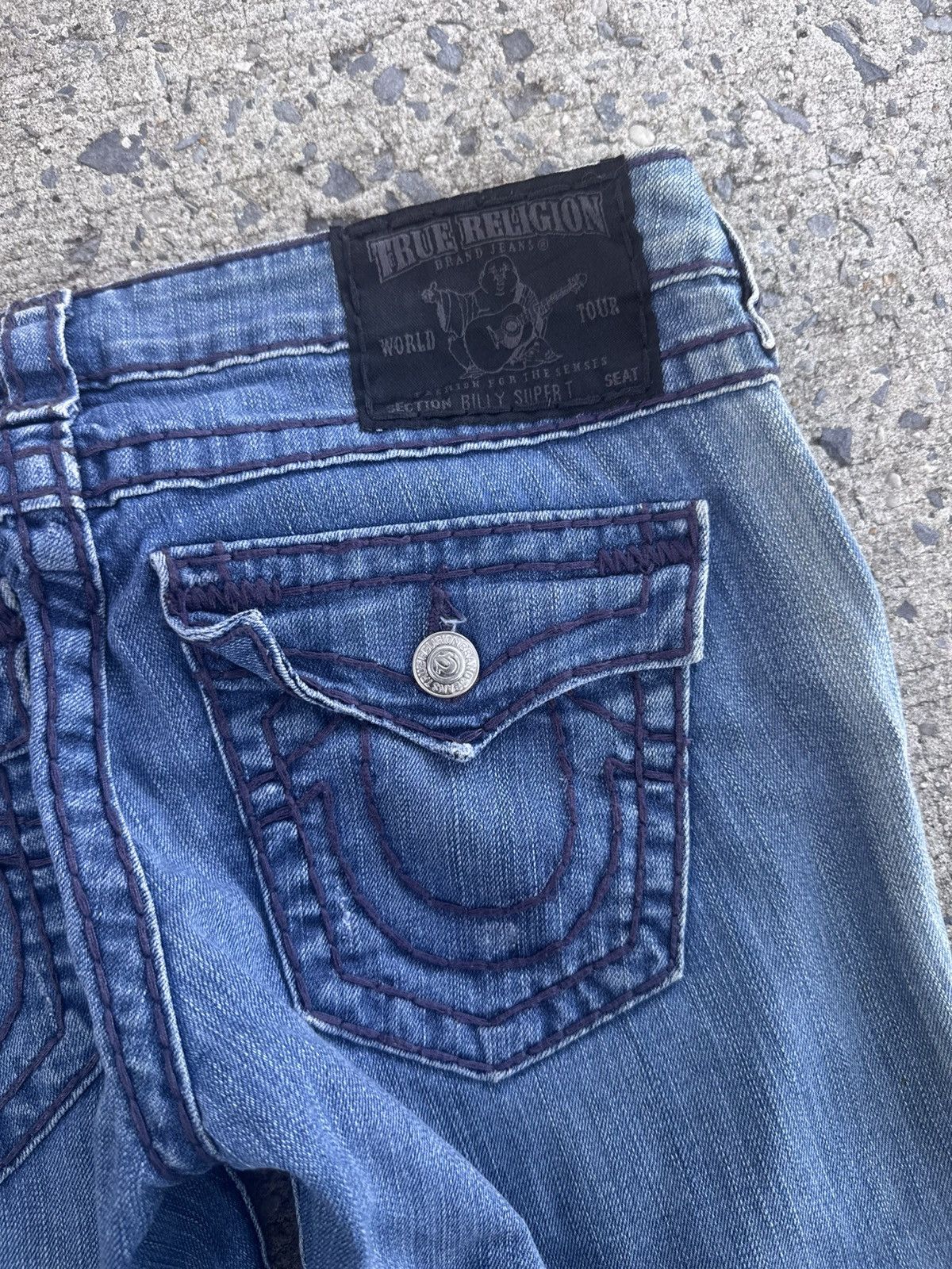 True Religion True Religion Billy Super T Jeans - Classic Bootcut Denim Size 28" / US 6 / IT 42 - 4 Thumbnail