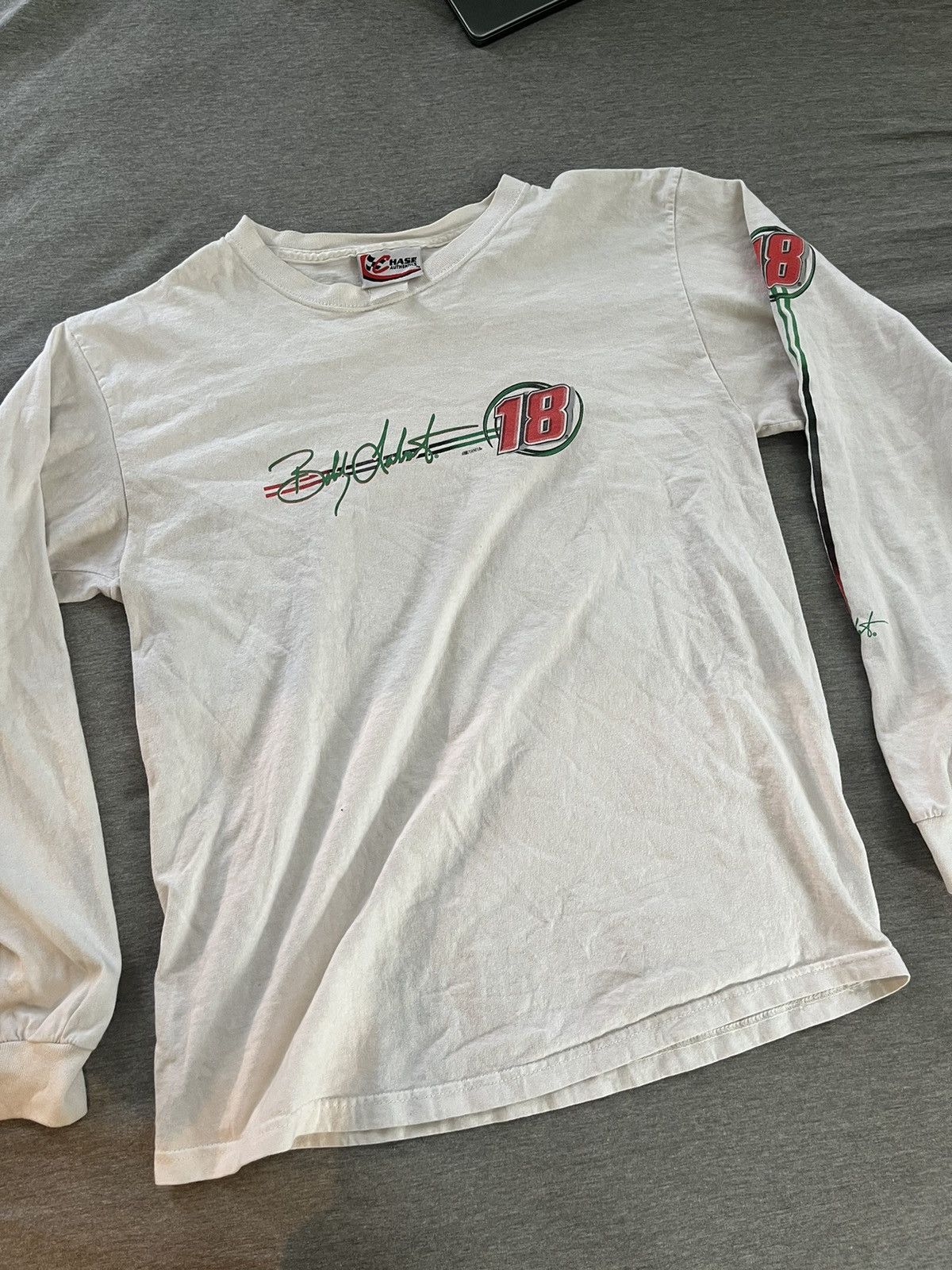 Vintage Racing T with Sleeve Print #18 Size US S / EU 44-46 / 1 - 1 Thumbnail
