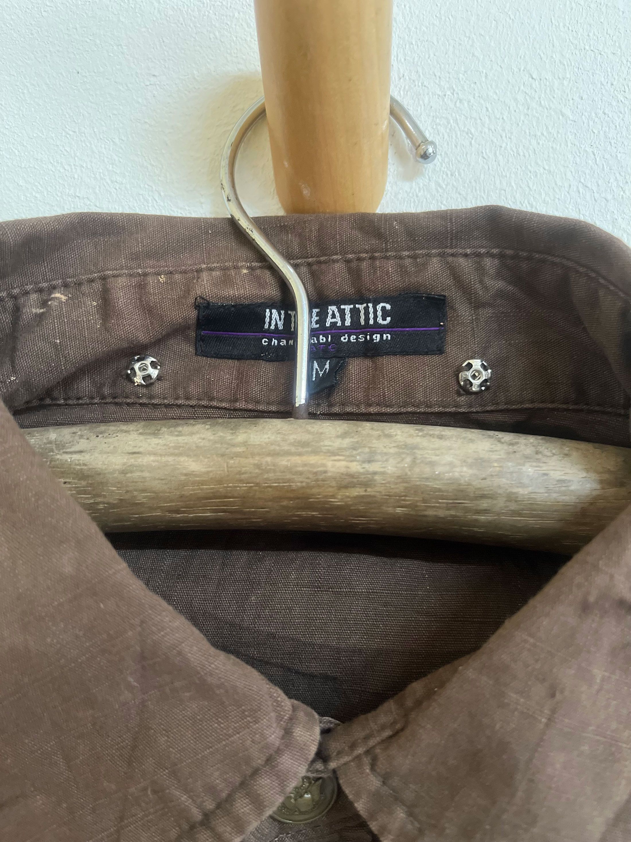 In The Attic IN THE ATTIC Studs Zipper Western Long Sleeve Size US M / EU 48-50 / 2 - 3 Thumbnail