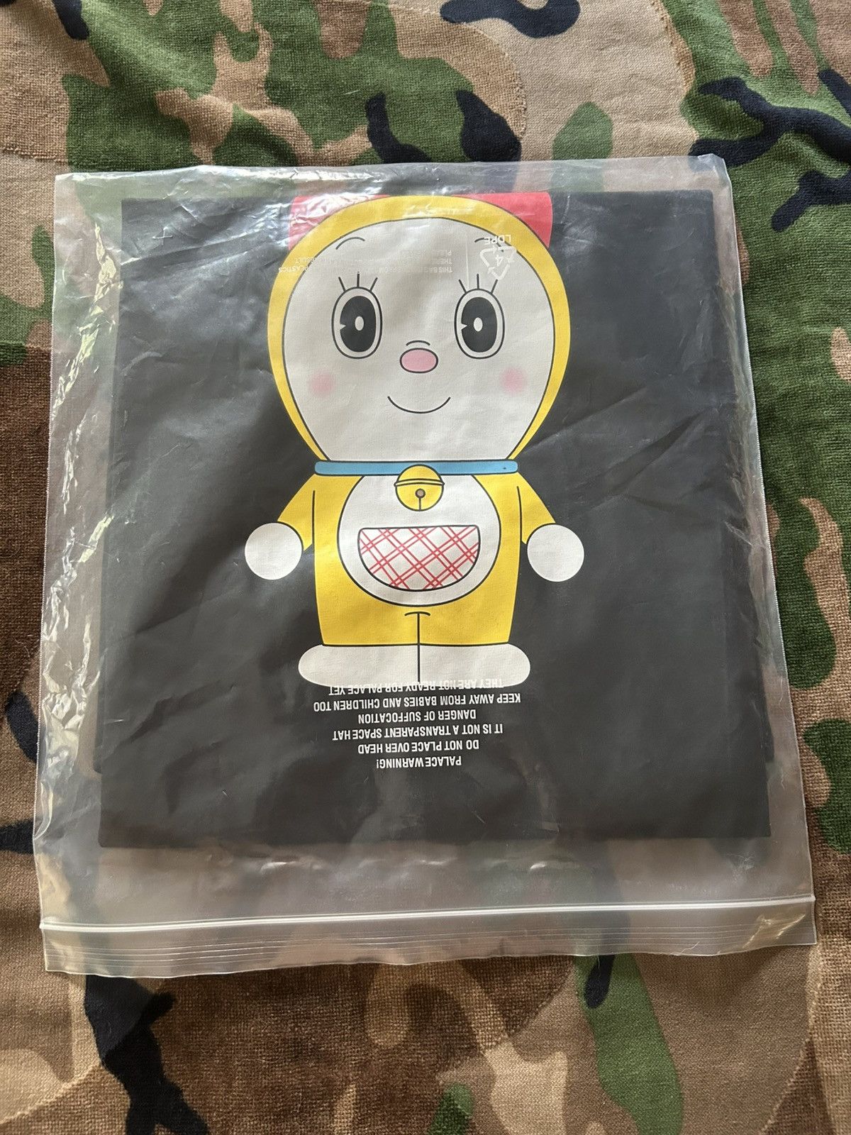 Palace Doraemon T-Shirt Black XL FW25