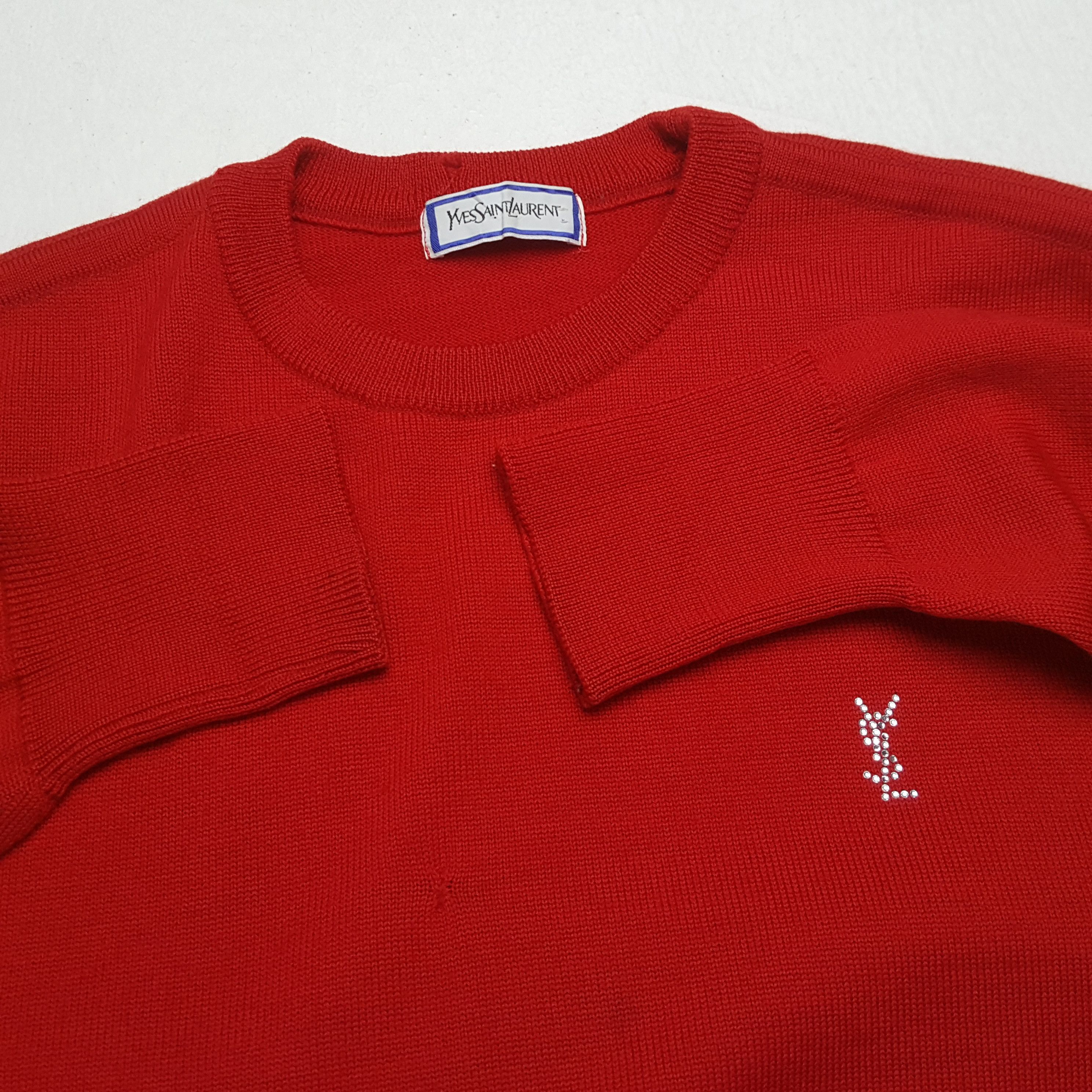 Vintage × Yves Saint Laurent Vintage YVES SAINT LAURENT Italian Brand Sweatshirts Size US S / EU 44-46 / 1 - 9 Thumbnail
