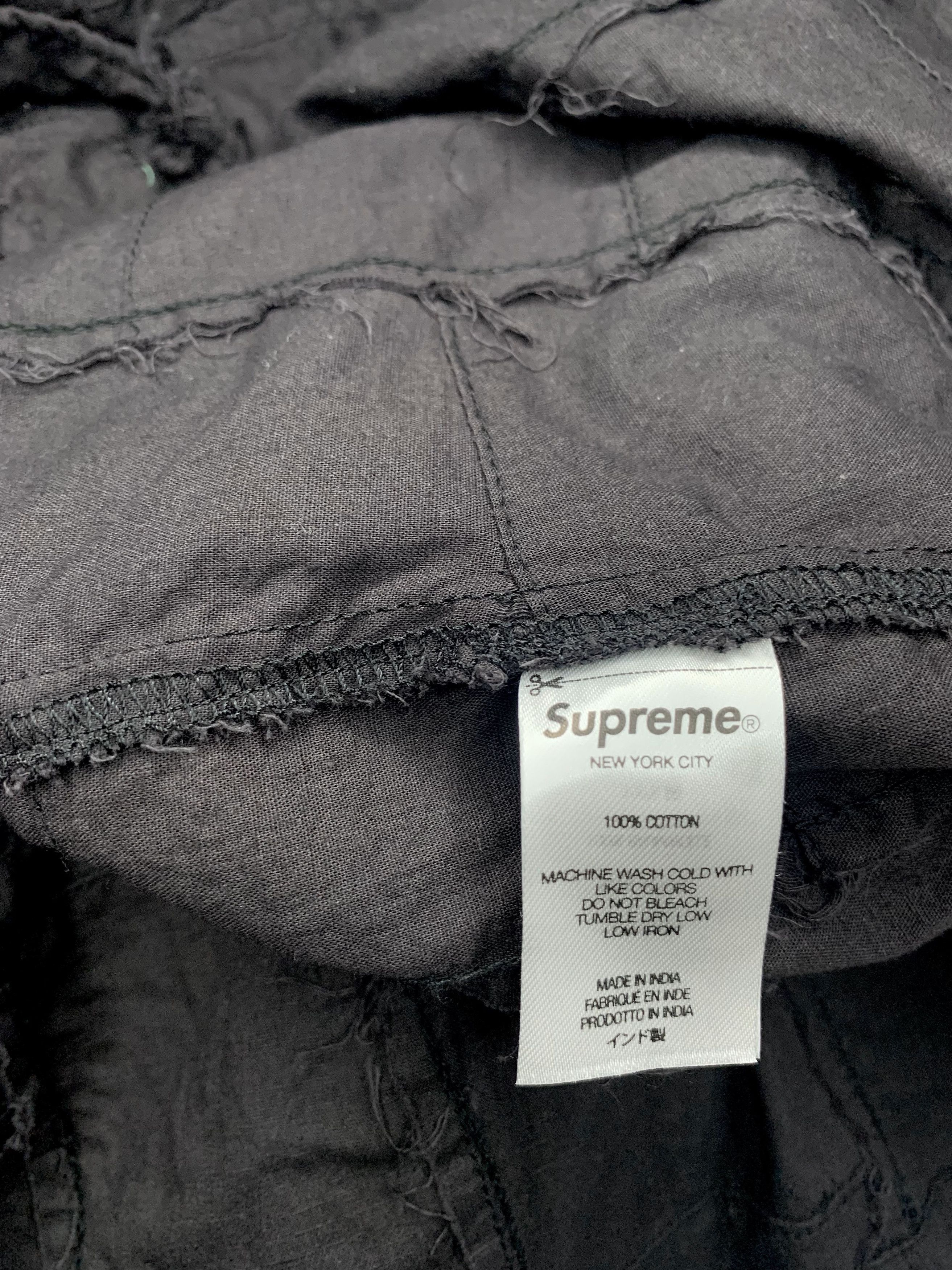 Supreme Supreme S/S23 patchwork Shirt Black XL Size US XL / EU 56 / 4 - 7 Thumbnail