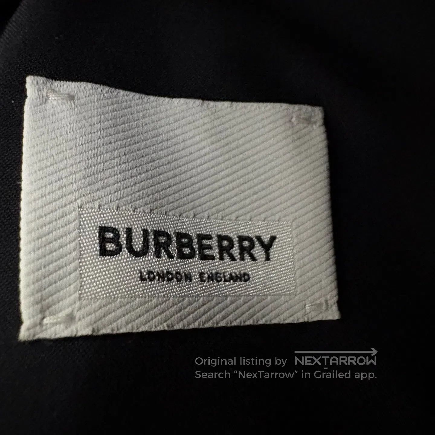 Burberry Burberry Black diamond-patterned cotton coat Size US M / EU 48-50 / 2 - 5 Thumbnail
