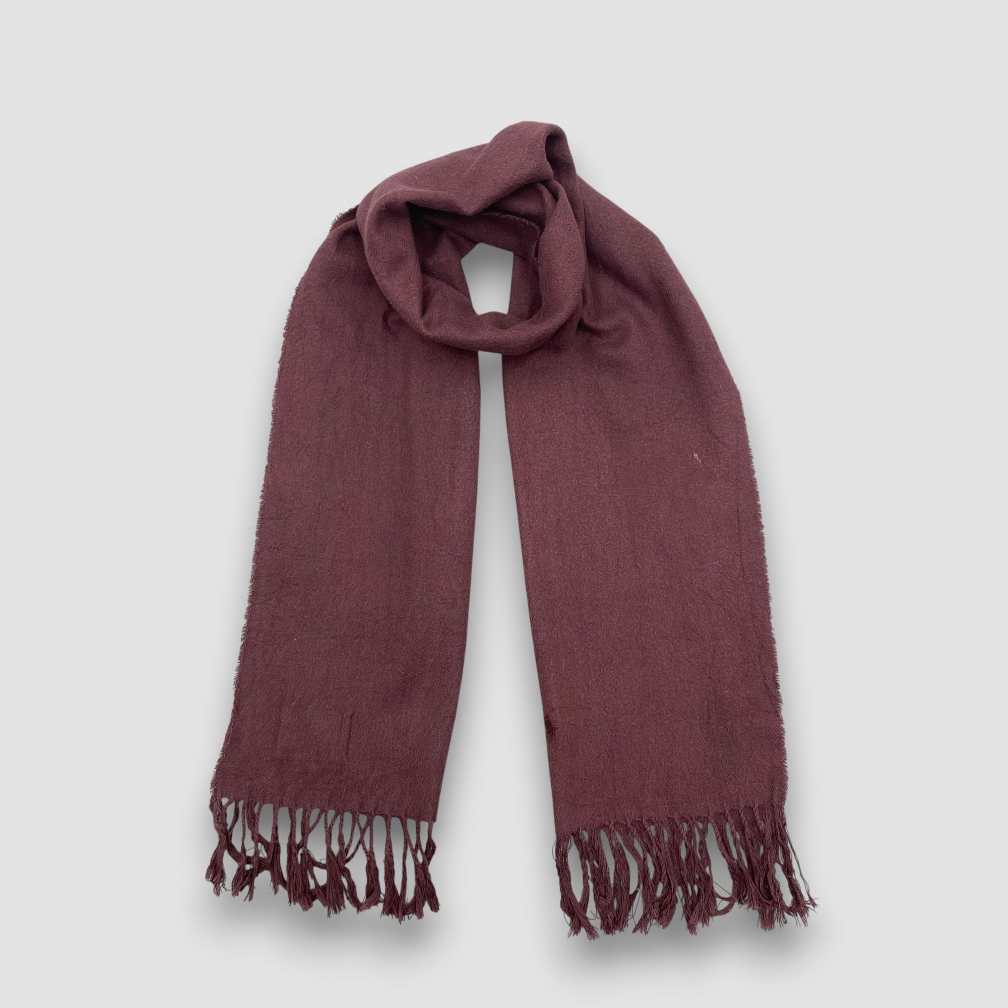 Polo Ralph Lauren Vintage Polo Ralph Lauren Scarf Muffler Wool Fringe Scarves Size ONE SIZE - 1 Thumbnail