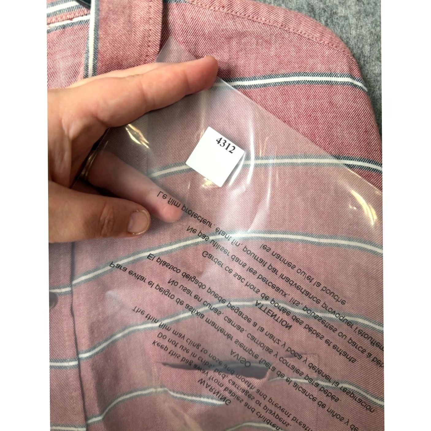 Marine Layer Marine Layer Men's XL Red Striped Button-Down Shirt Size US XL / EU 56 / 4 - 8 Thumbnail