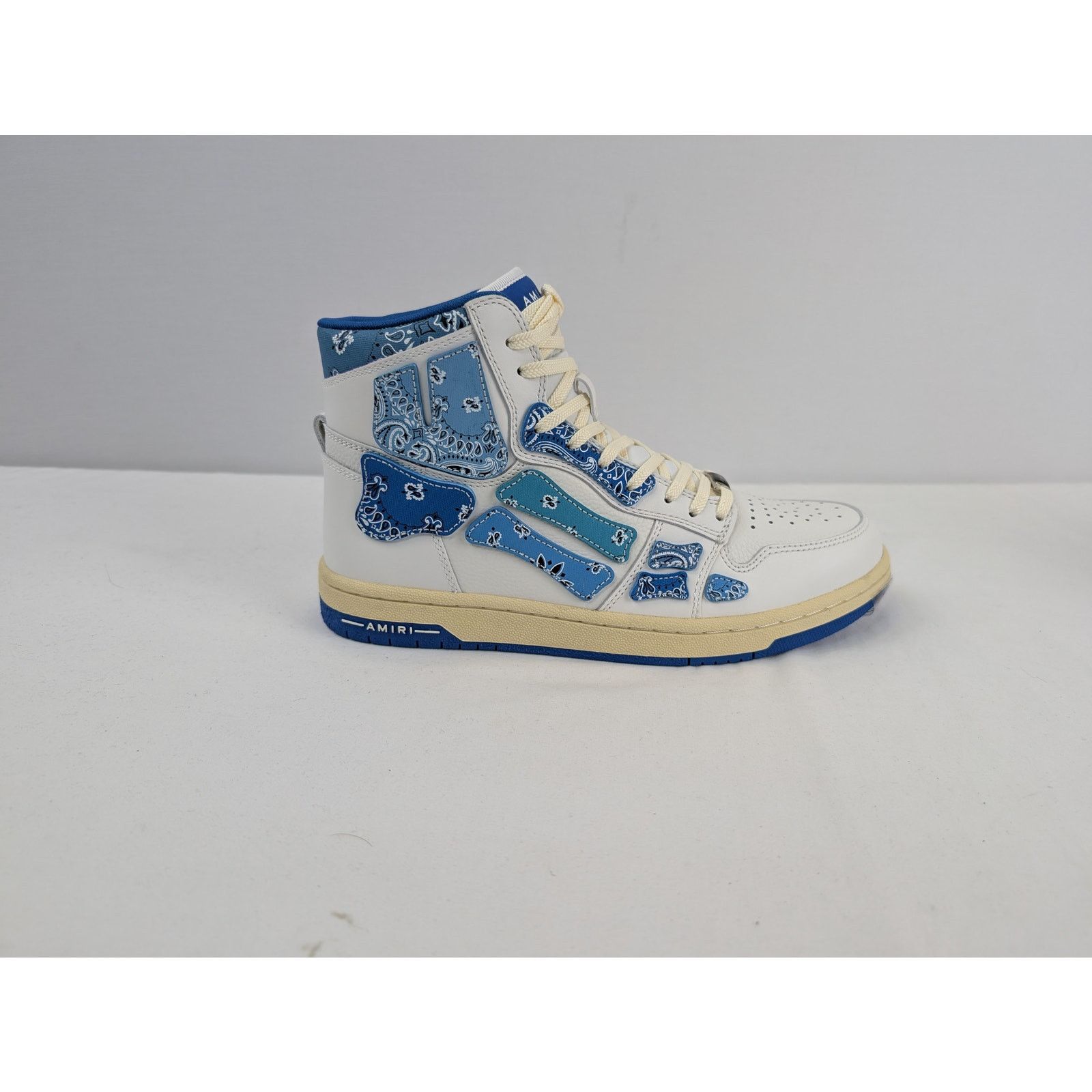 Amiri o1rshd1 Skel Top Hi / Skeleton Hi Top Sneakers Bandana Blue Size US 9 / EU 42 - 5 Thumbnail