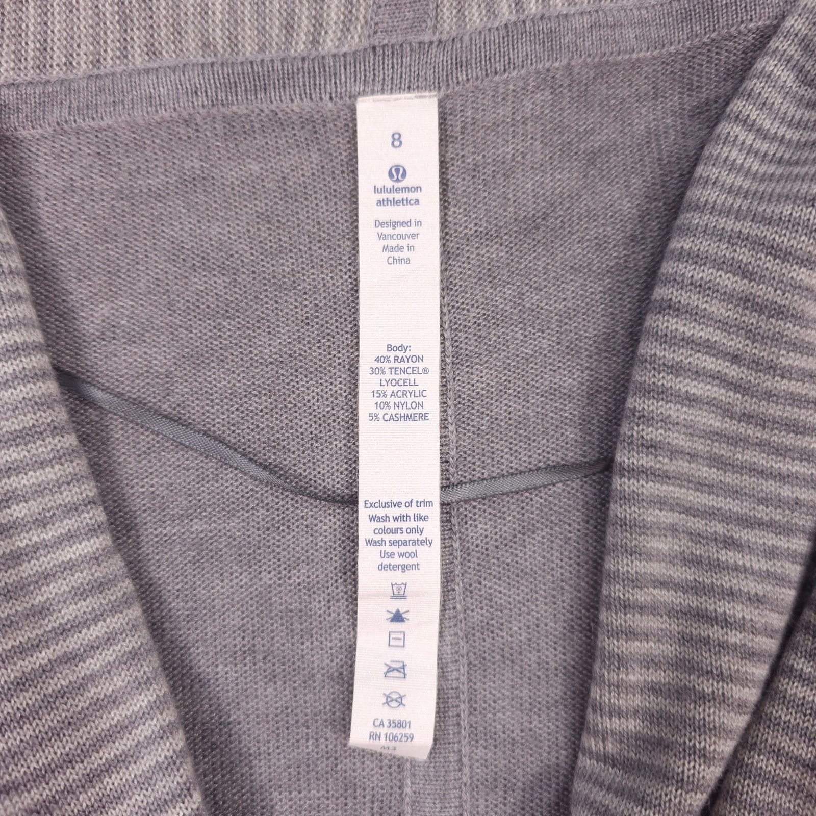 Lululemon Lululemon Iconic Wrap Heathered Grey Sz 8 Size M / US 6-8 / IT 42-44 - 6 Thumbnail