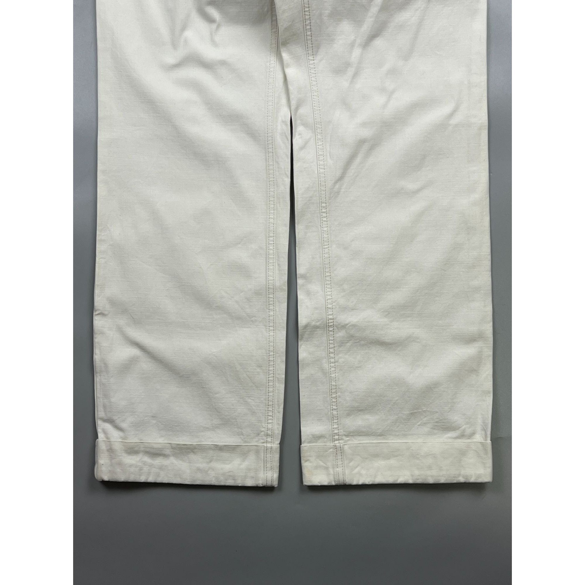 Dolce & Gabbana Dolce & Gabbana Big Logo White Denim Jeans Pants (Y0974) Size US 36 / EU 52 - 2 Thumbnail
