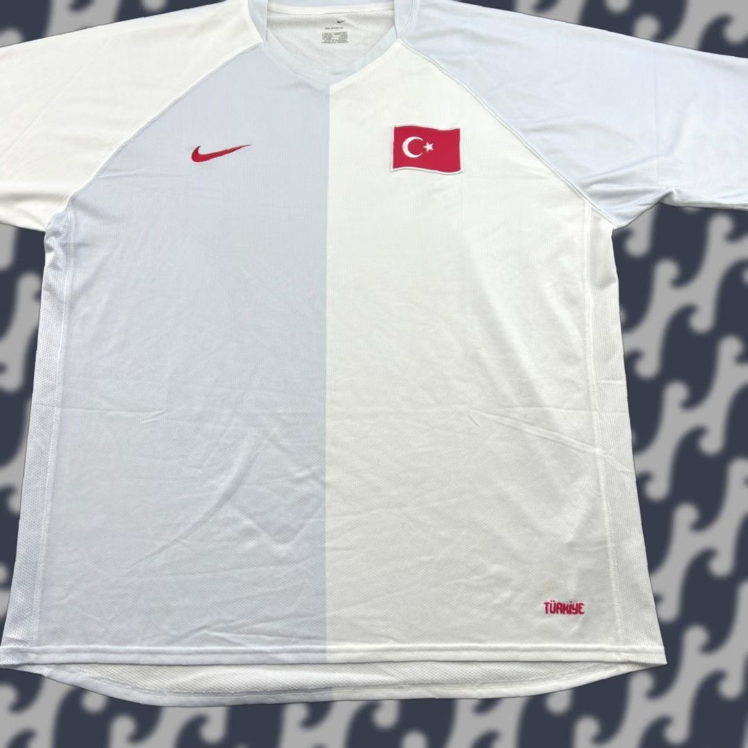 Nike Nike Soccer Shirt XL Mens Turkey 2006 2008 Away Football Jersey Multicolor Size US XL / EU 56 / 4 - 1 Thumbnail