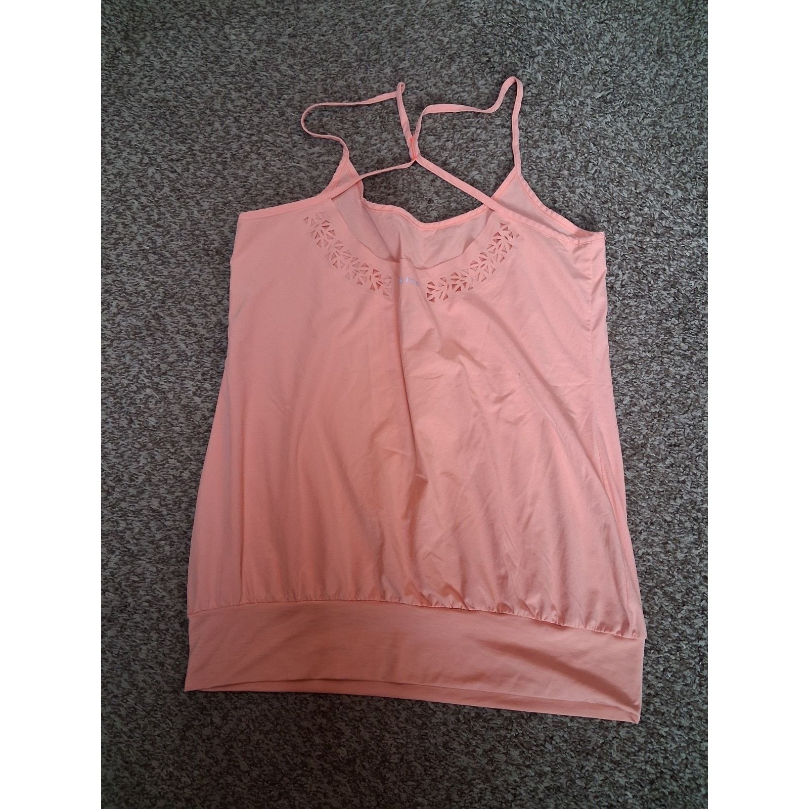 Oakley Oakley Pink Tank Top Women's M Athletic Stretch Racerback Size M / US 6-8 / IT 42-44 - 5 Thumbnail