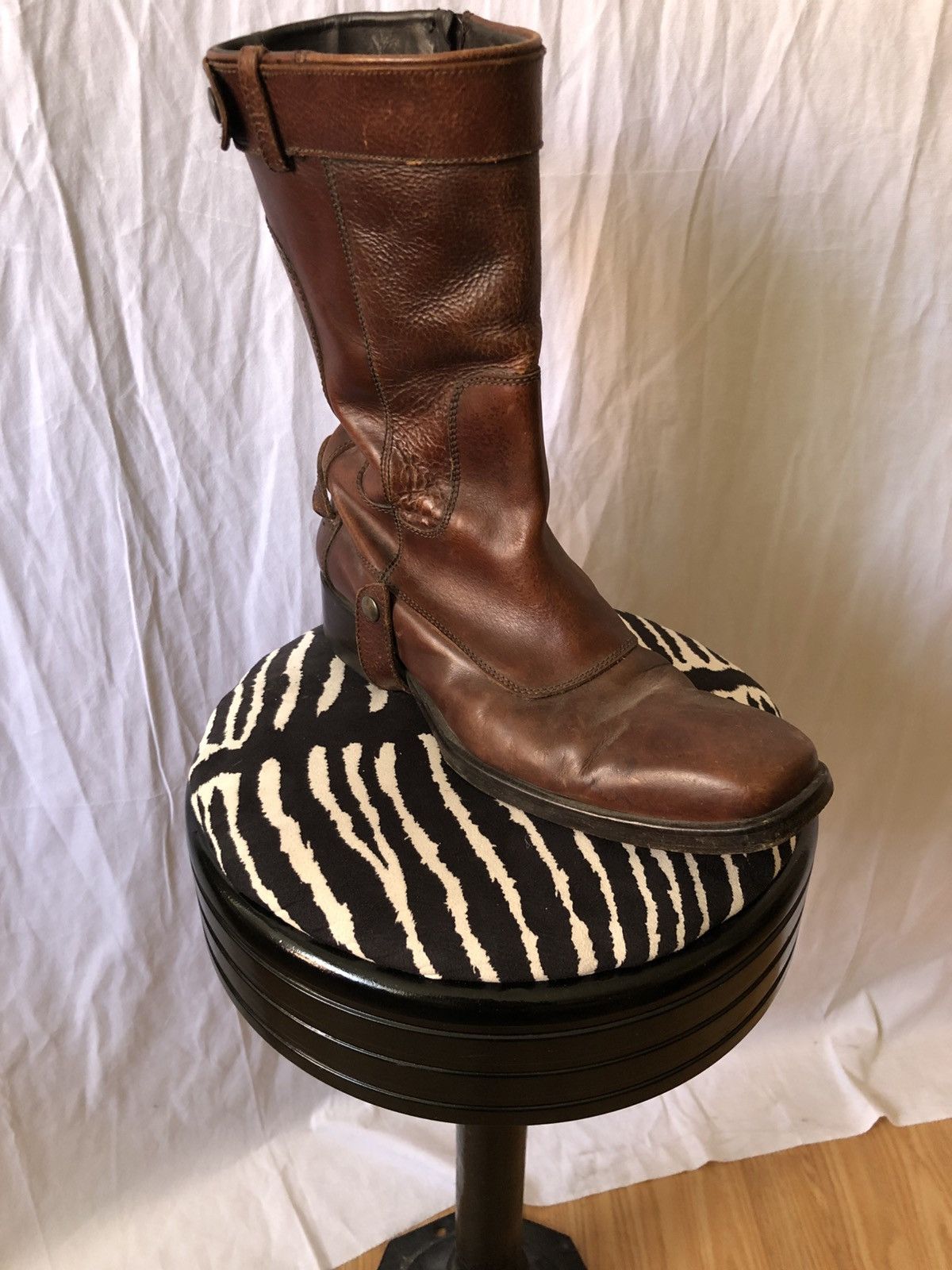 Dsquared2 DSQUARED2 S/S 2005 tall strapped cowboy boots Size US 9 / EU 42 - 3 Thumbnail