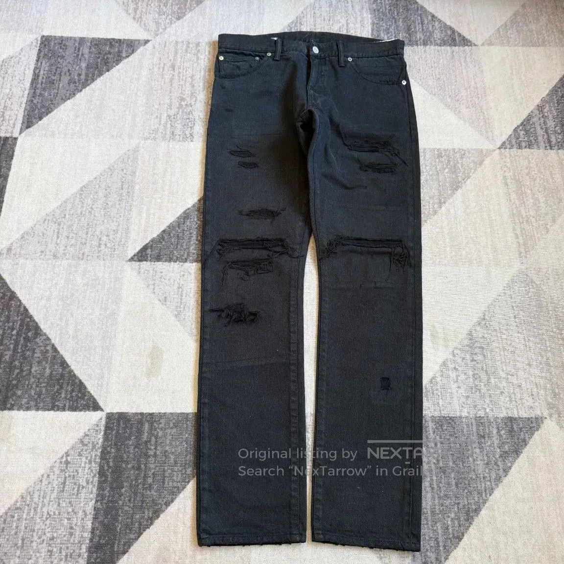 Visvim VISVIM 20SS Social Sculpture Black DMGD. Size US 34 / EU 50 - 1 Thumbnail