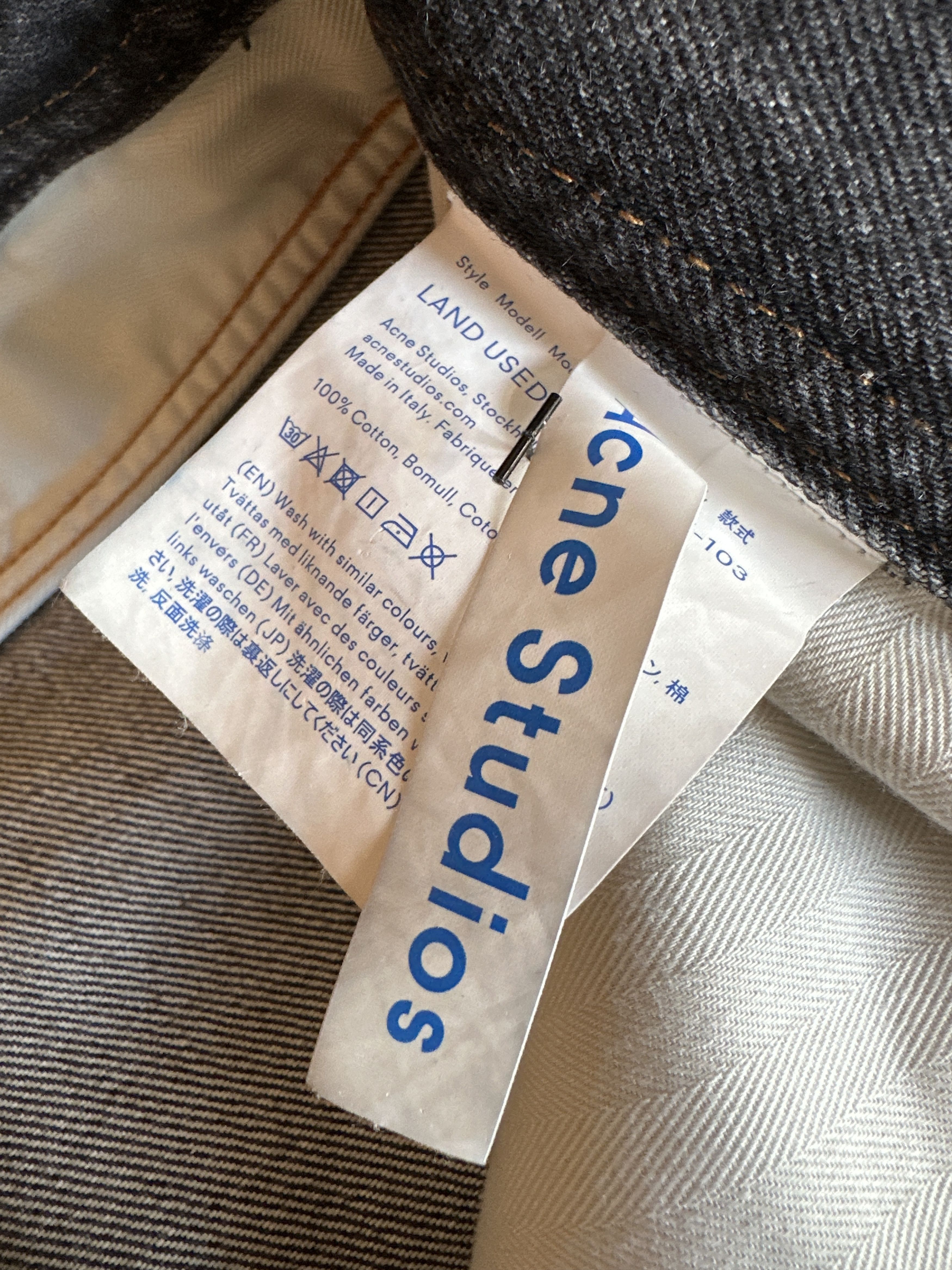 Acne Studios Acne Studios Straight Leg Jeans Size US 35 - 5 Thumbnail